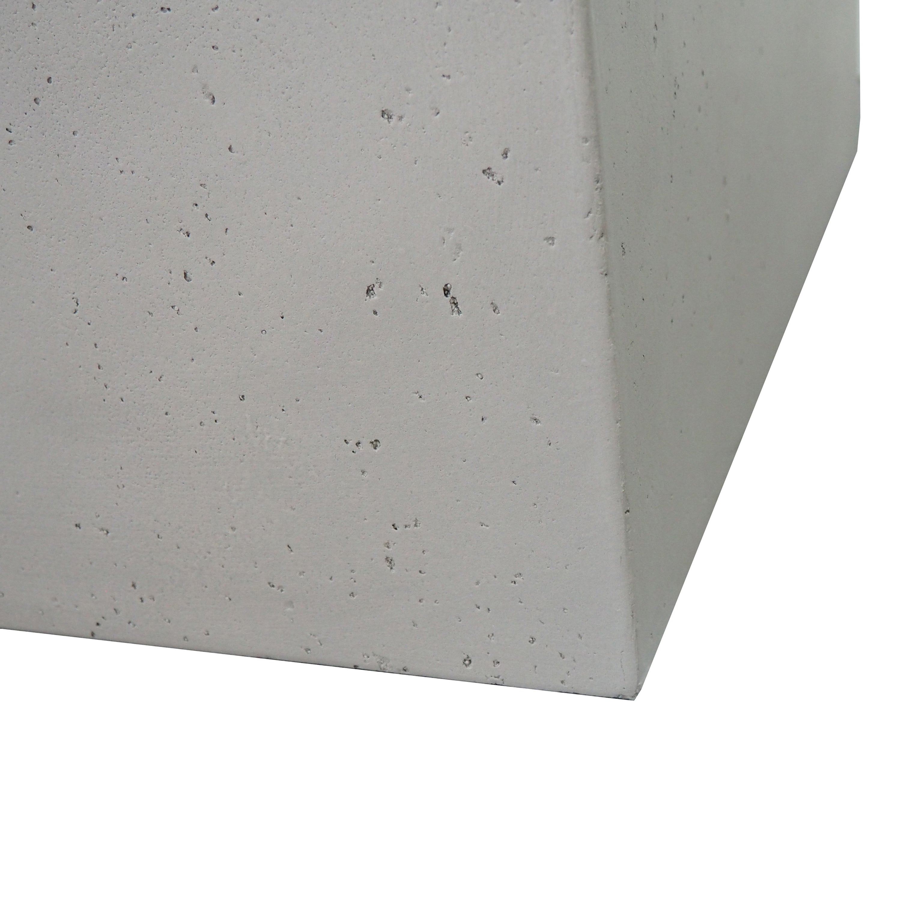 AIDAN 31' Square Fire Pit 40,000 BTU Light Grey Magnesium Oxide 31.25'