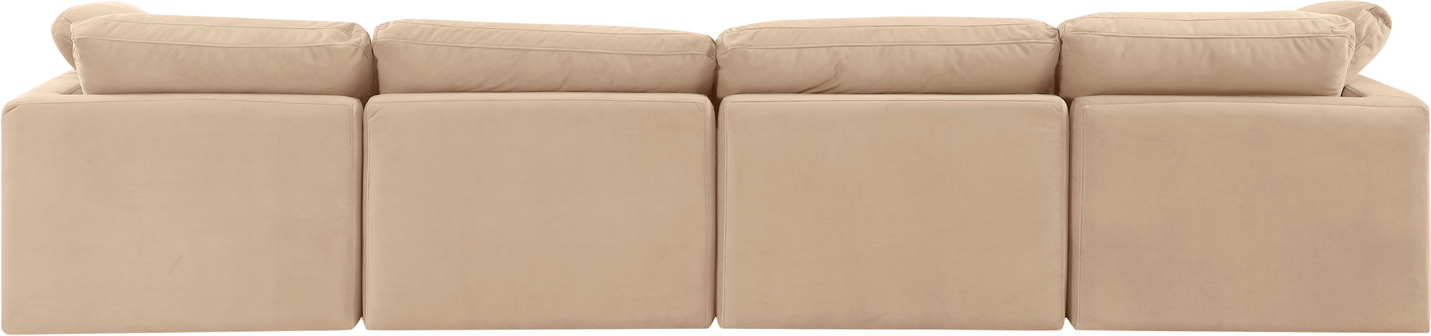 Indulge - Velvet 4 Seat Modular Sofa