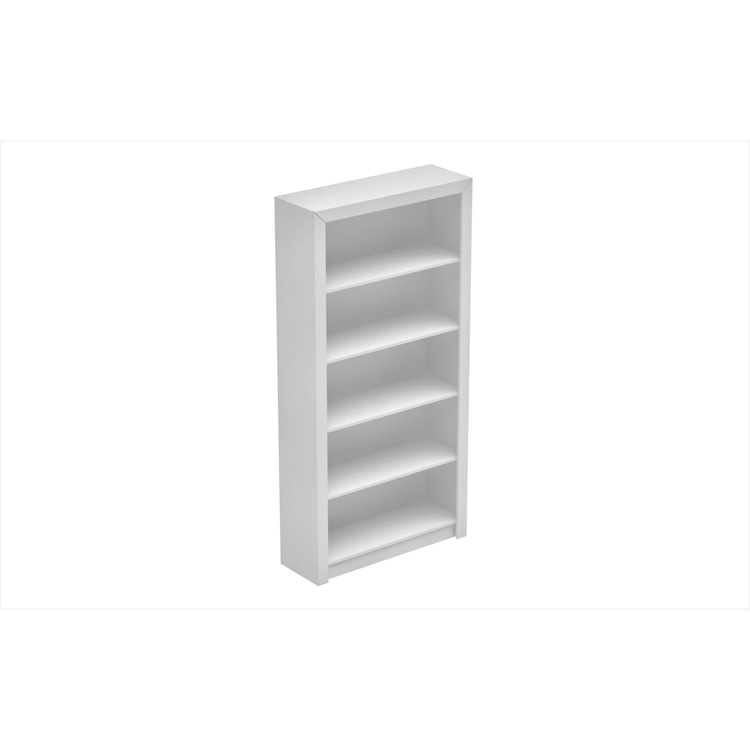 Olinda - Modern 5 Shelf Open Bookcase