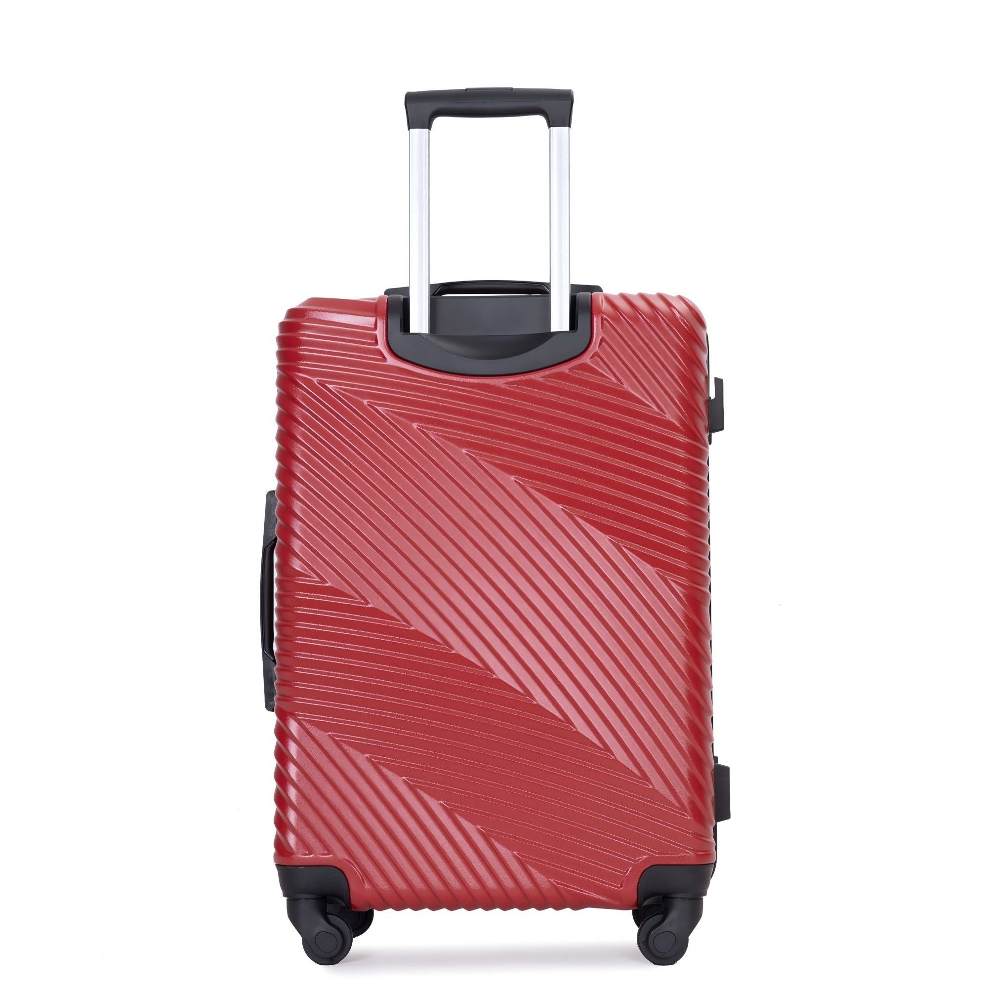 3 Piece Luggage Sets Lightweight Suitcase With Two Hooks, Spinner Wheels,
