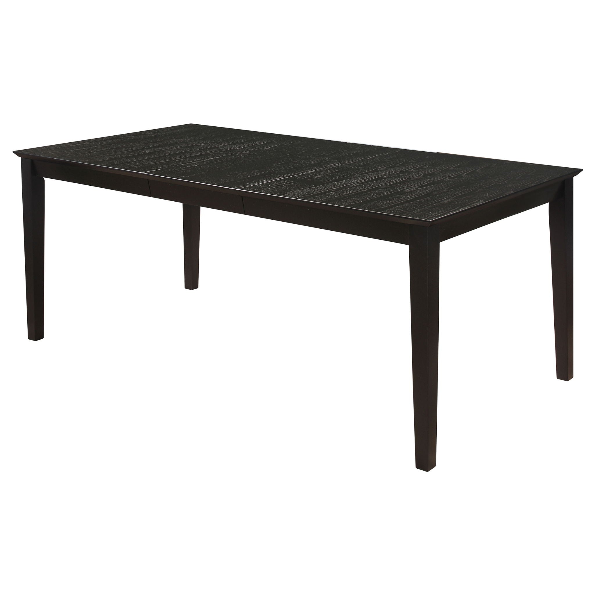 Alexander - Rectangular Extension Leaf Dining Table - Black
