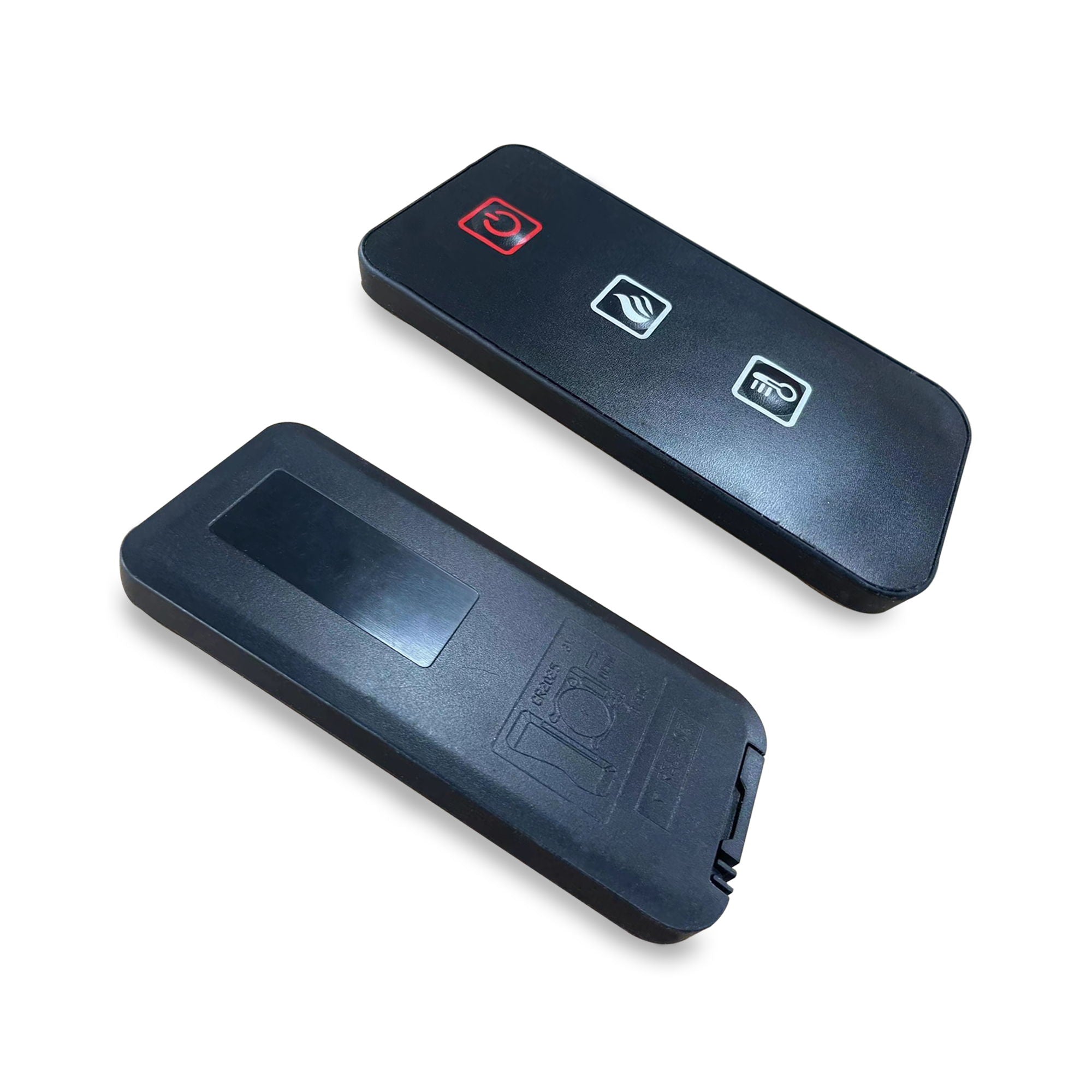 Electric Fireplace With Remote Control For Indoor Heating - Black