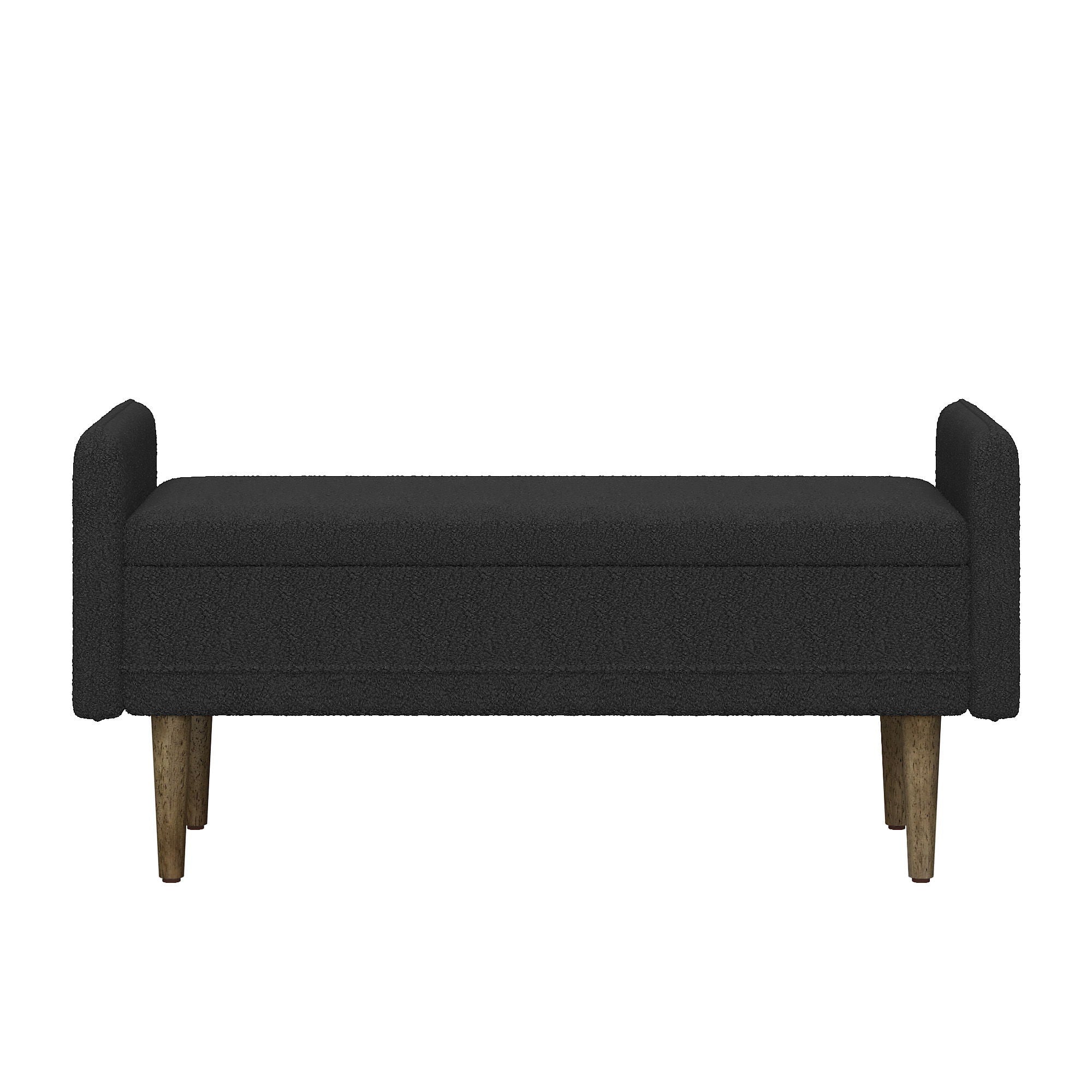 Teddy Velvet Storage Stool With Storage Space For Apartments