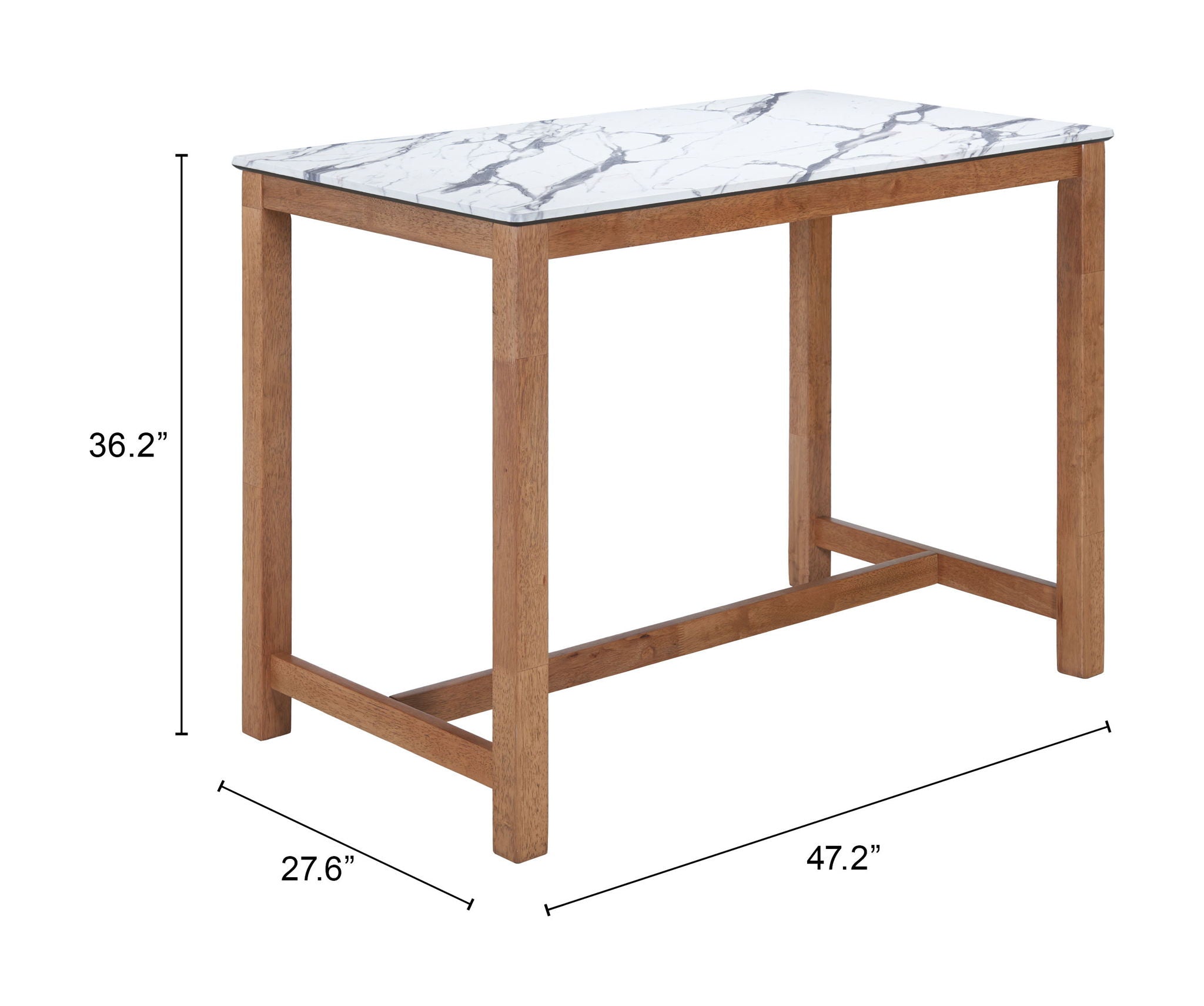 Fein - Counter Table - White