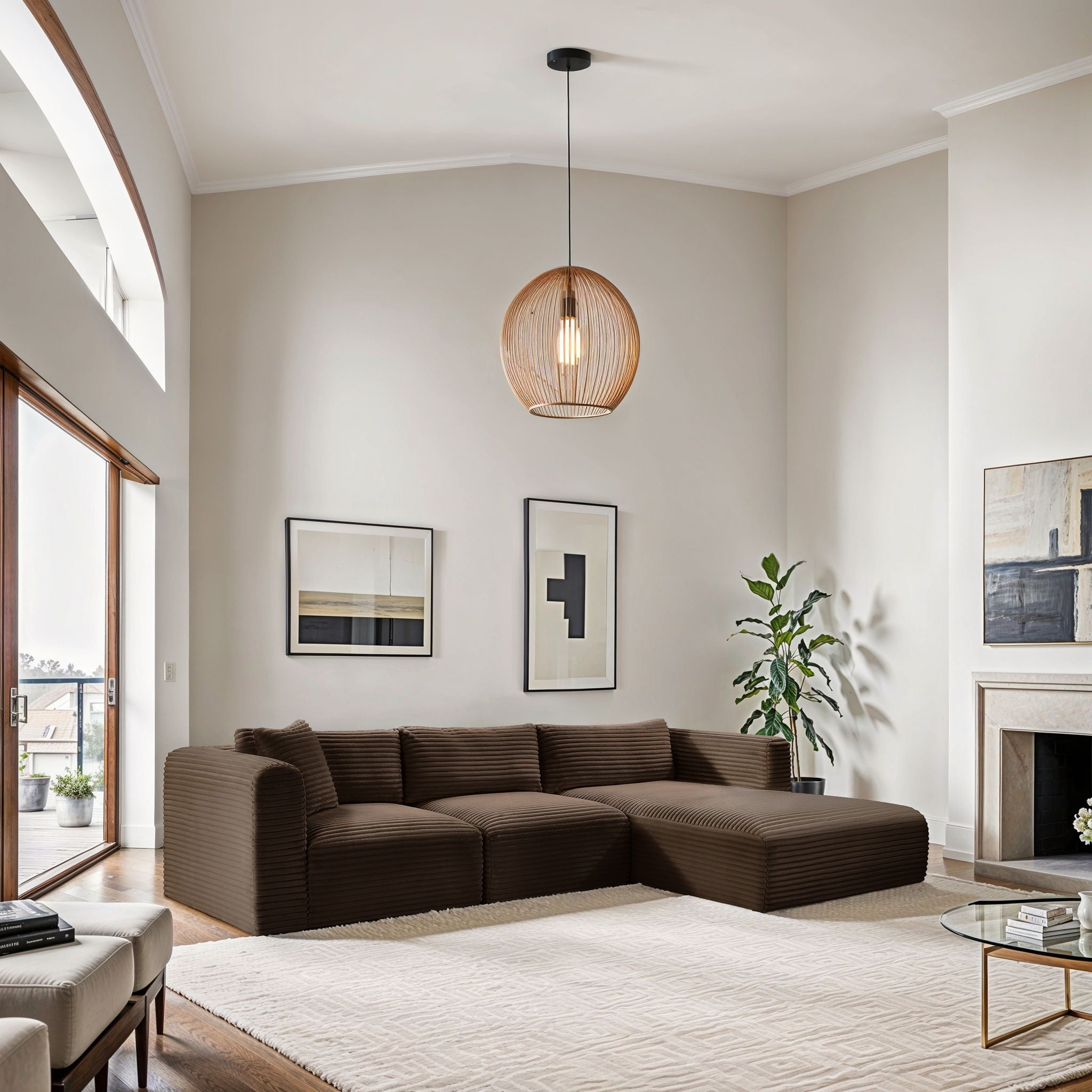 Shaggy - 3 Piece Modular Sectional