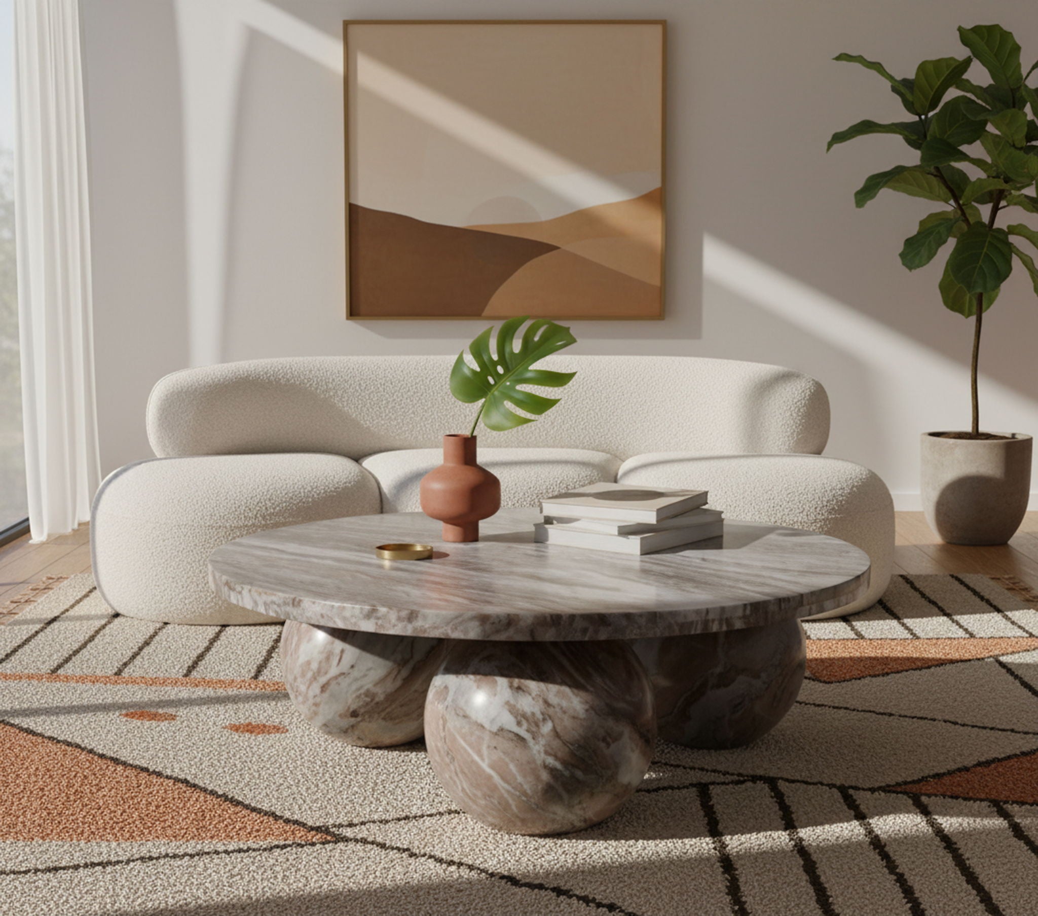 Spherical - Marble/Stone Coffee Table