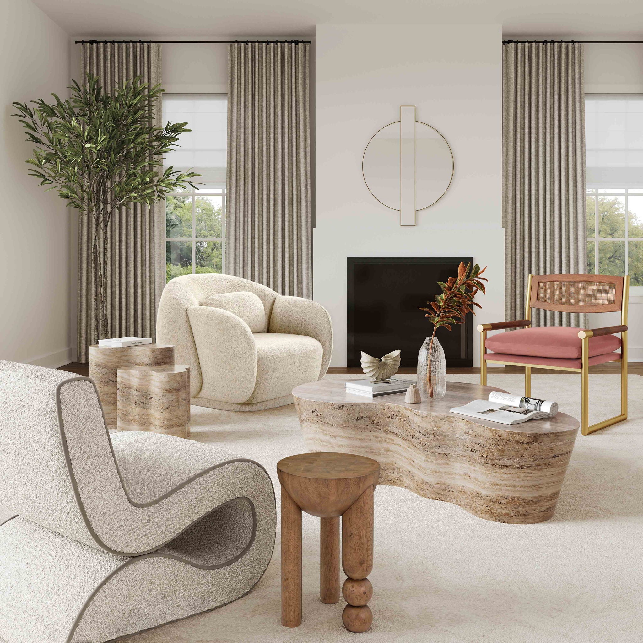 Slab - Short Side Table