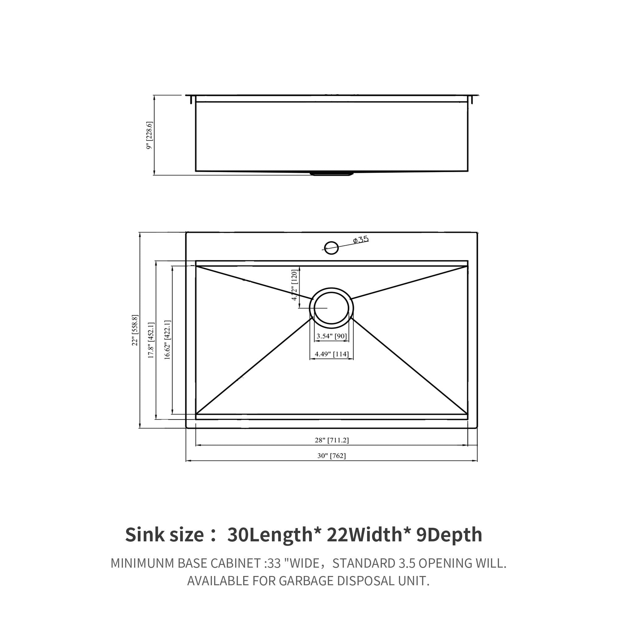 Topmount Stainless Steel Kitchen Sink With Workstation Ledge And Accessories