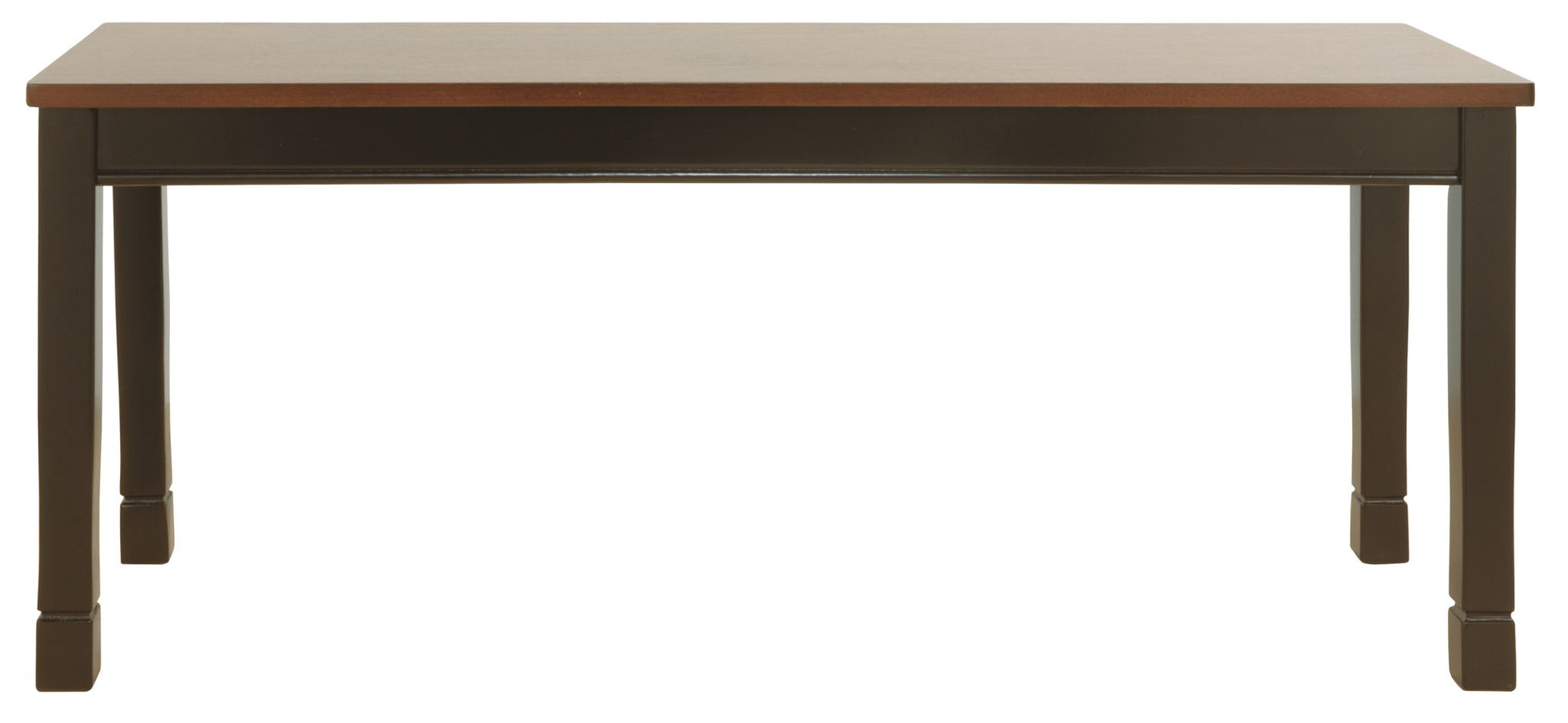 Owingsville - Large Dining Room Bench - Black / Brown - Best Buy Furniture