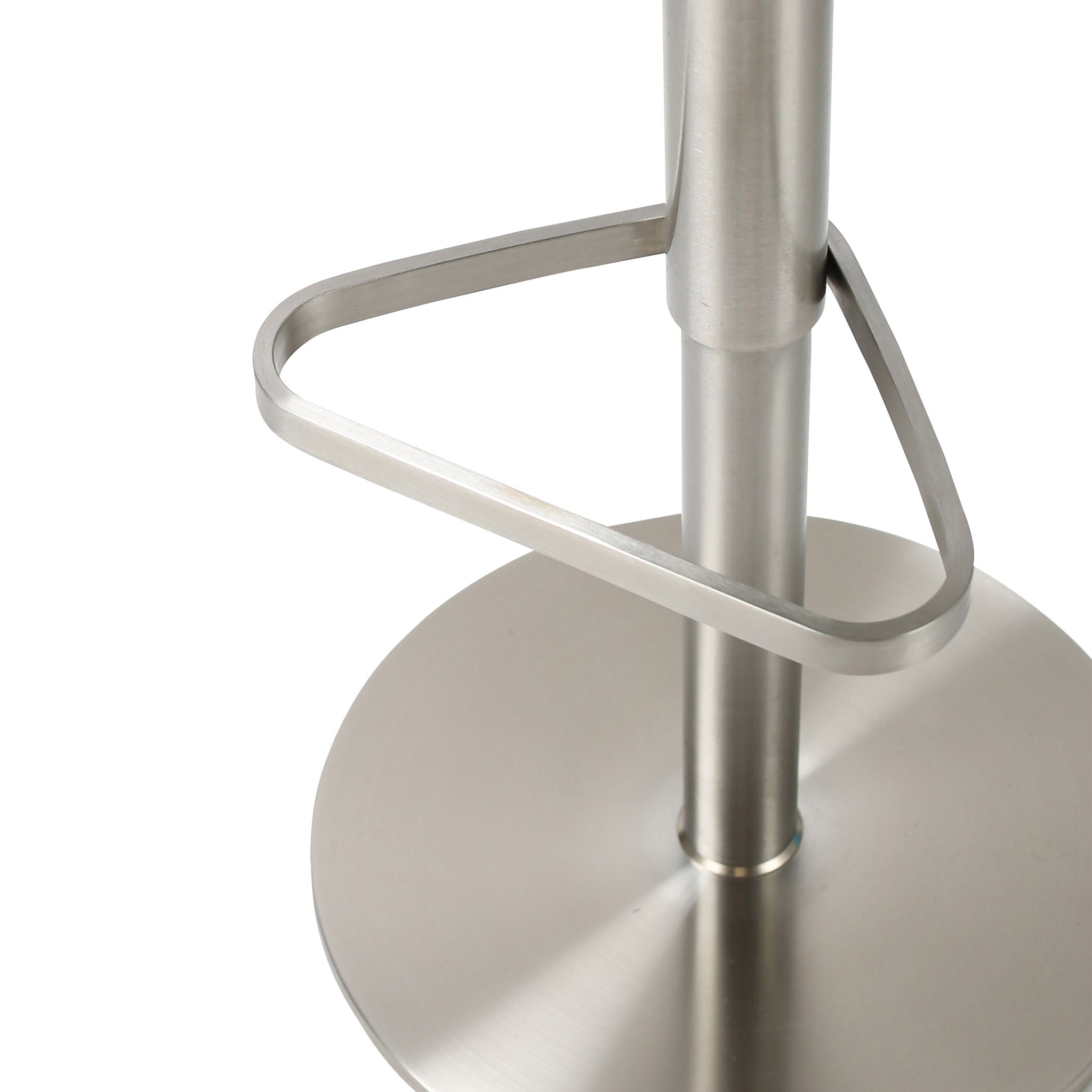 Astro - Boucle Adjustable Stool - White / Gray