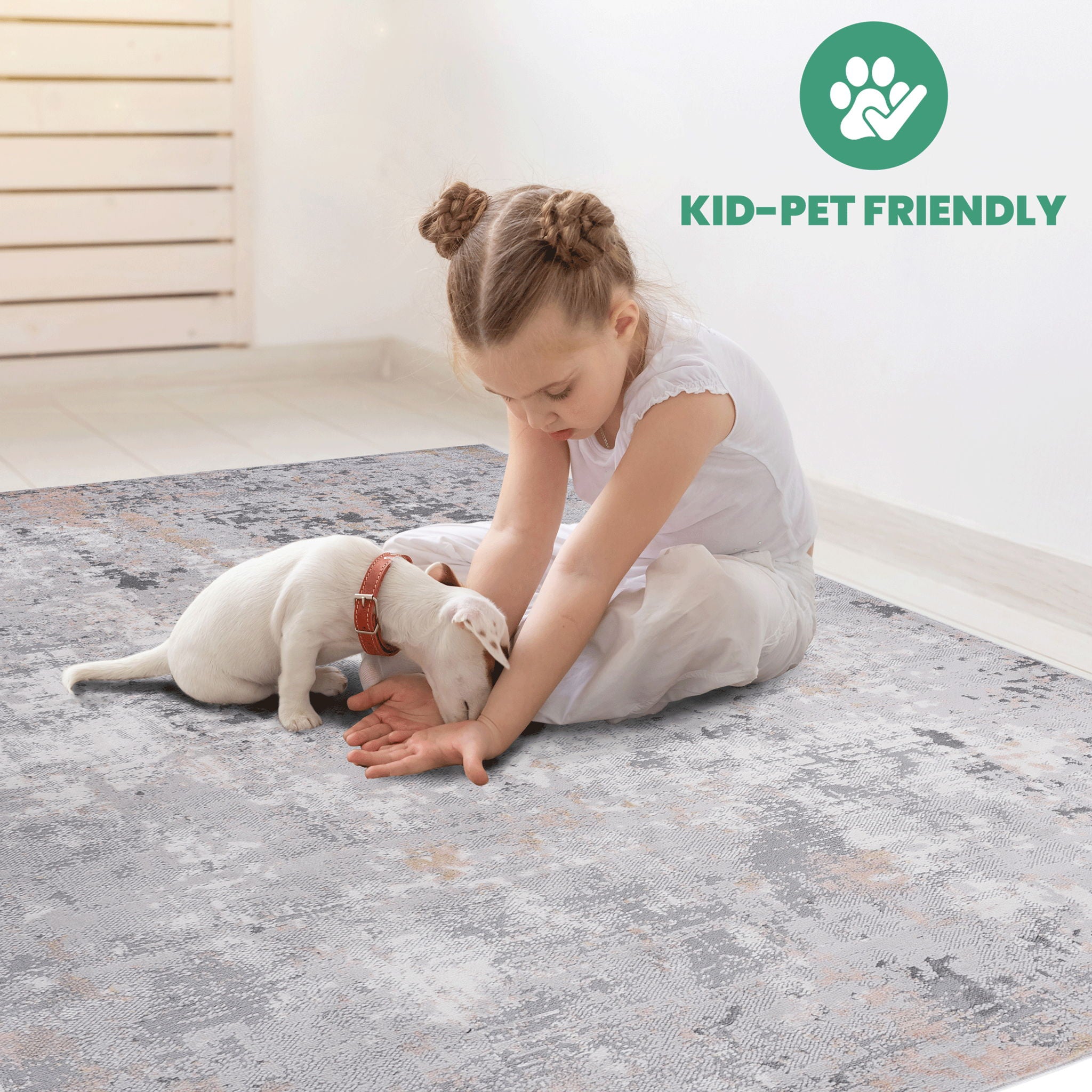 Marfi - 6' X 9' Abstract Area Rug - Gray / Multi