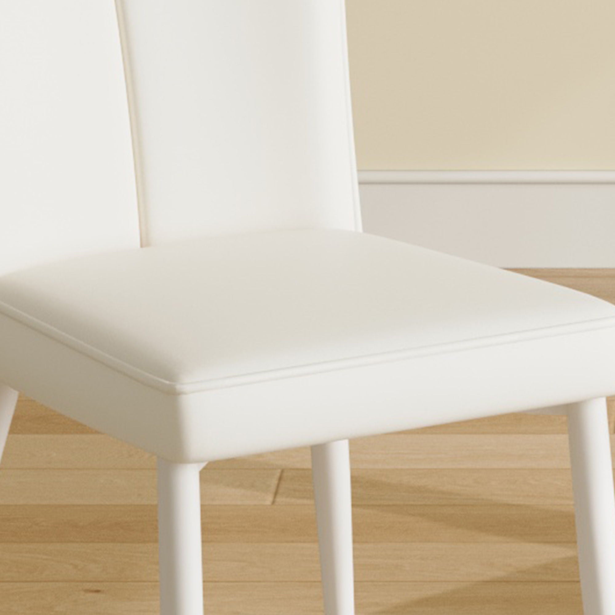 Modern Minimalist Dining Chairs With Metal Legs