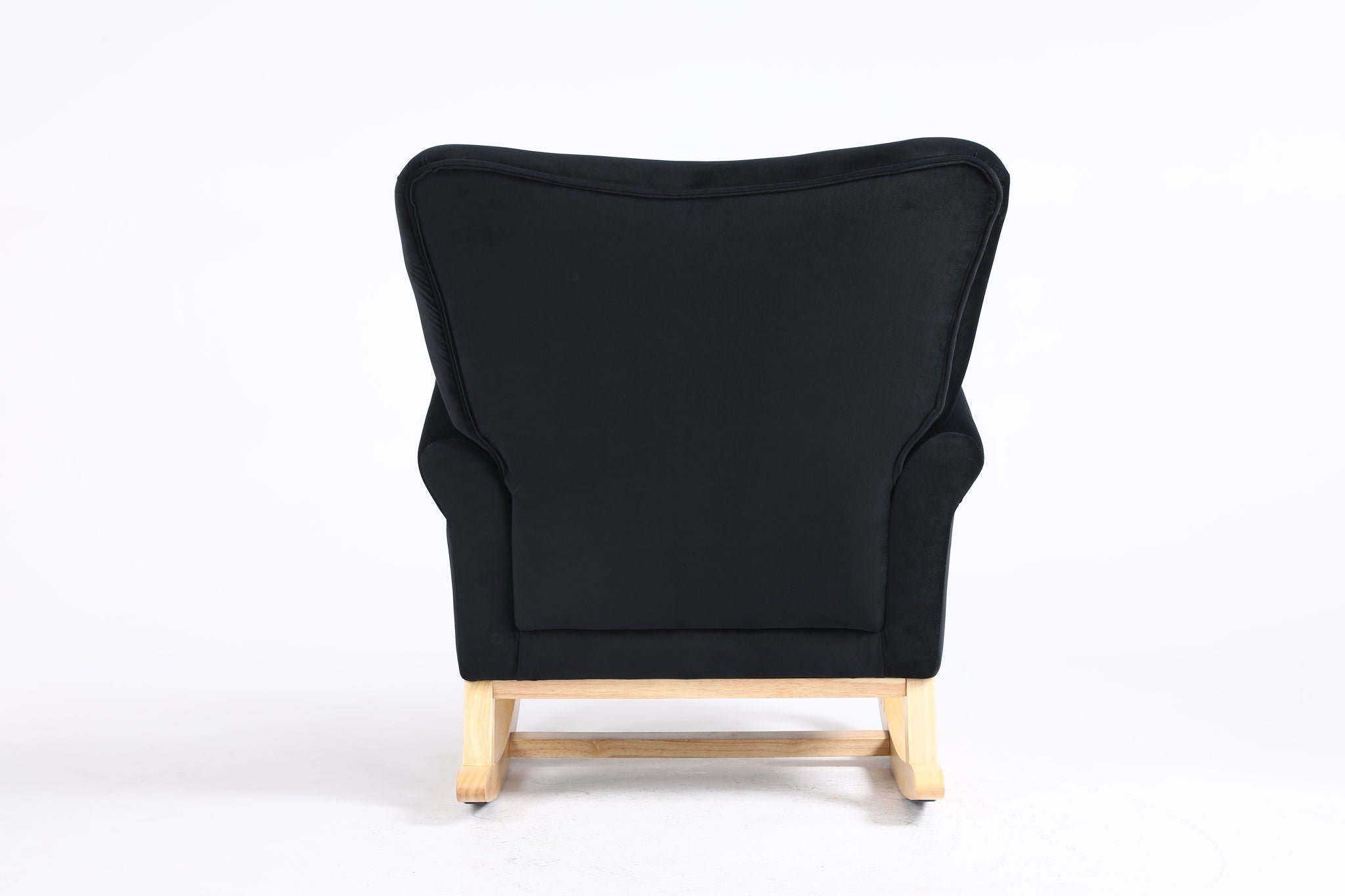 Modern Rocking Chair, Upholstered Accent Chair For Nursery, Small Contemporary Rocke