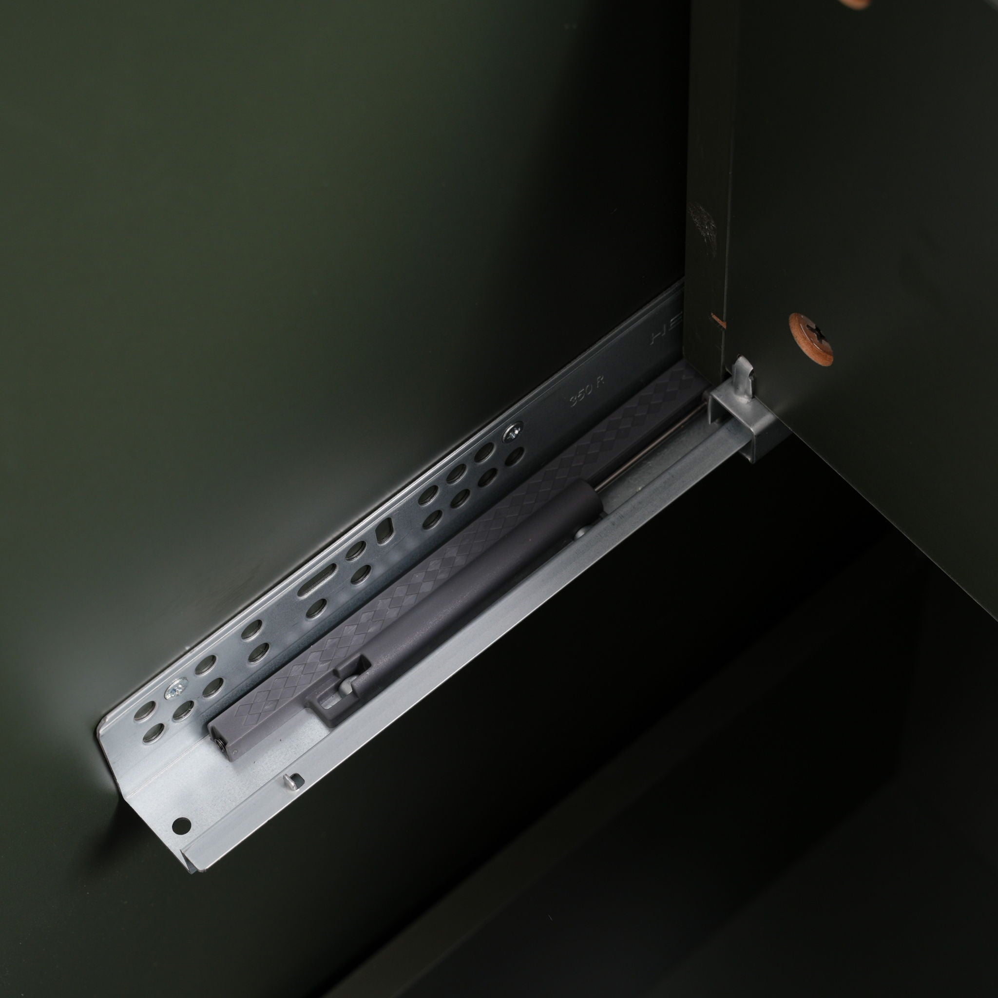 Fluted Bathroom Vanity With Ceramic Sink, Soft Close Slides