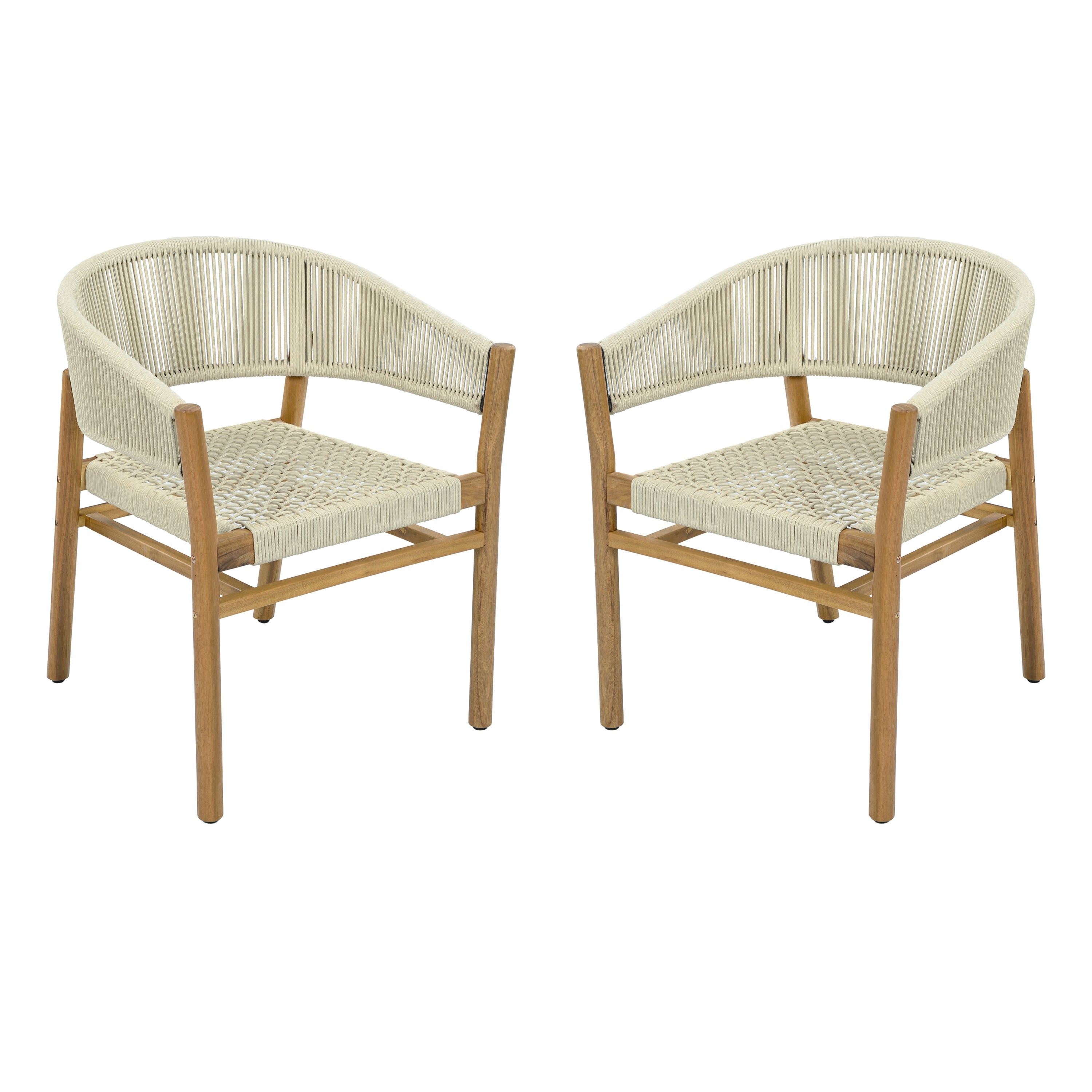 Outdoor Accent Chair Set - 2 Person Seating Group