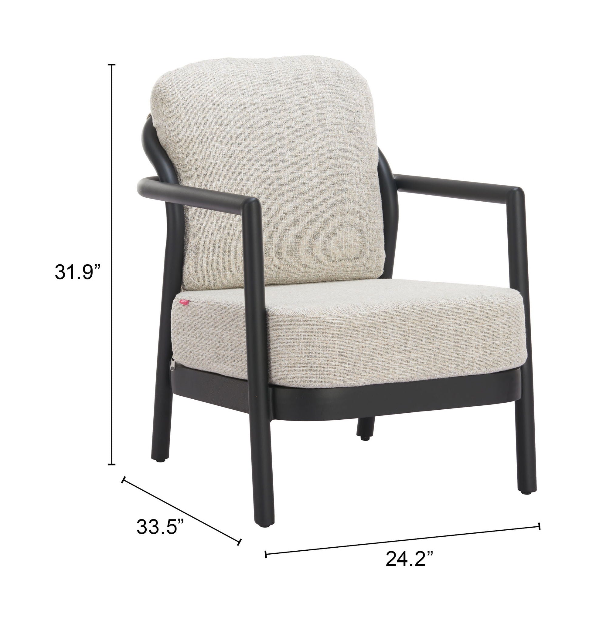Rein - Outdoor Accent Chair - Beige