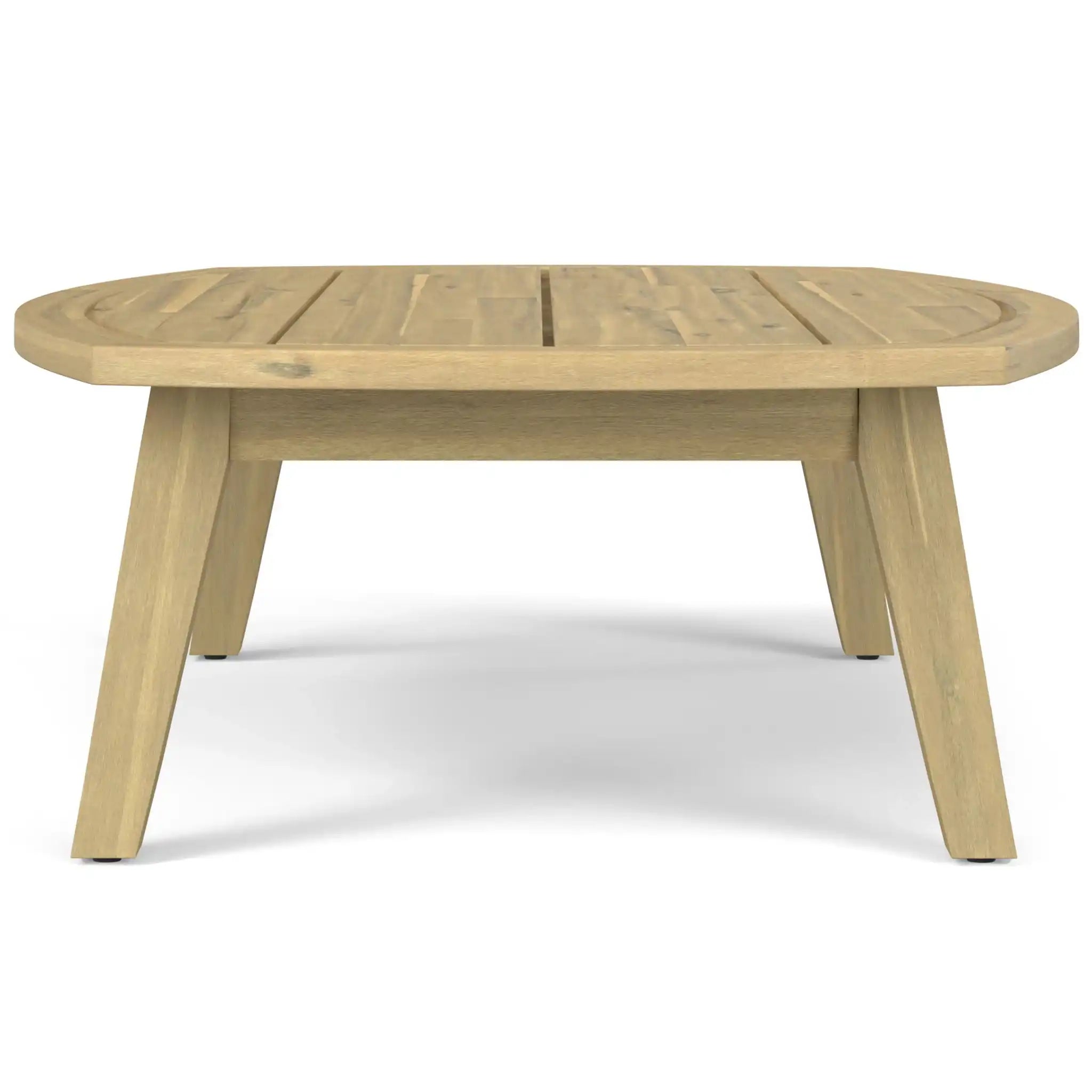 Parkside - Outdoor Coffee Table - Light Teak - Best Buy Furniture