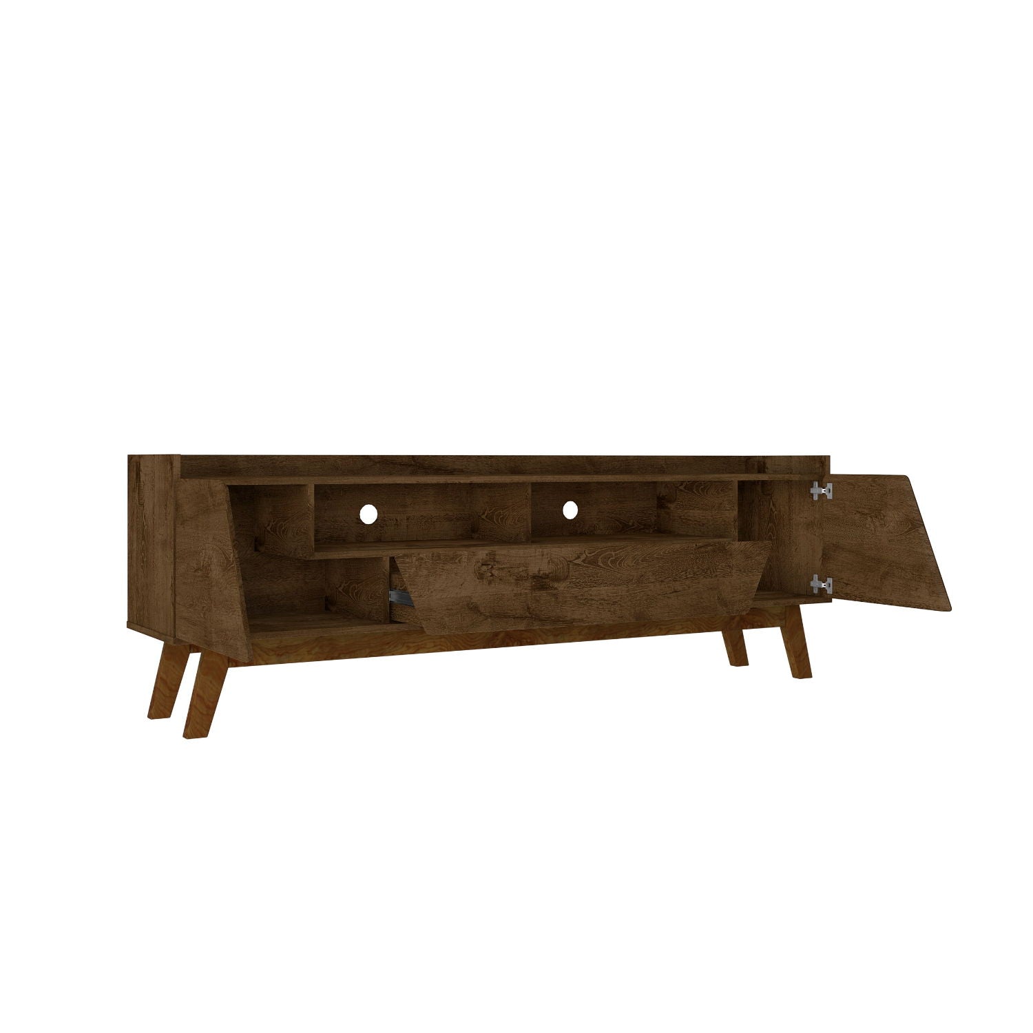 Marcus - TV Stand With 4 Shelves And Soft Close Doors