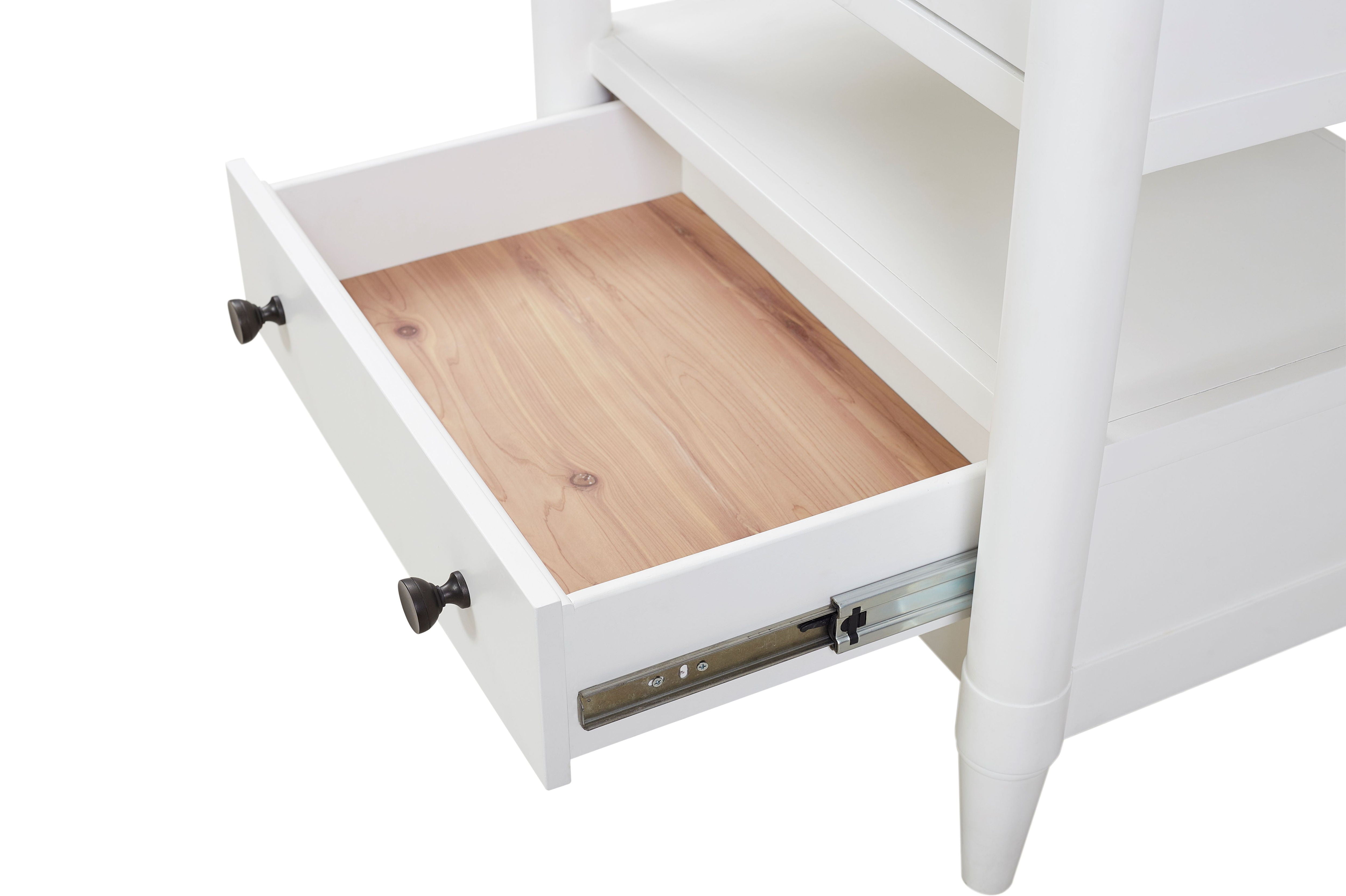 Open Nightstand With 2 Drawers - Best Buy Furniture