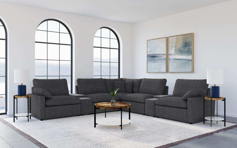 Collins - 7-Piece Modular Power Reclining Sectional