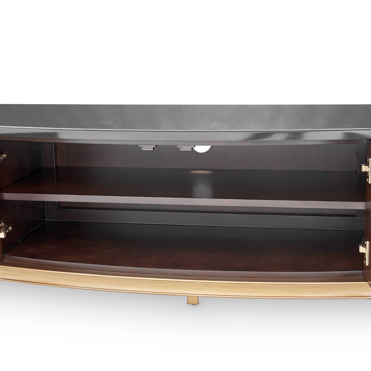 Camellia Field - Media Cabinet - Dark Brown