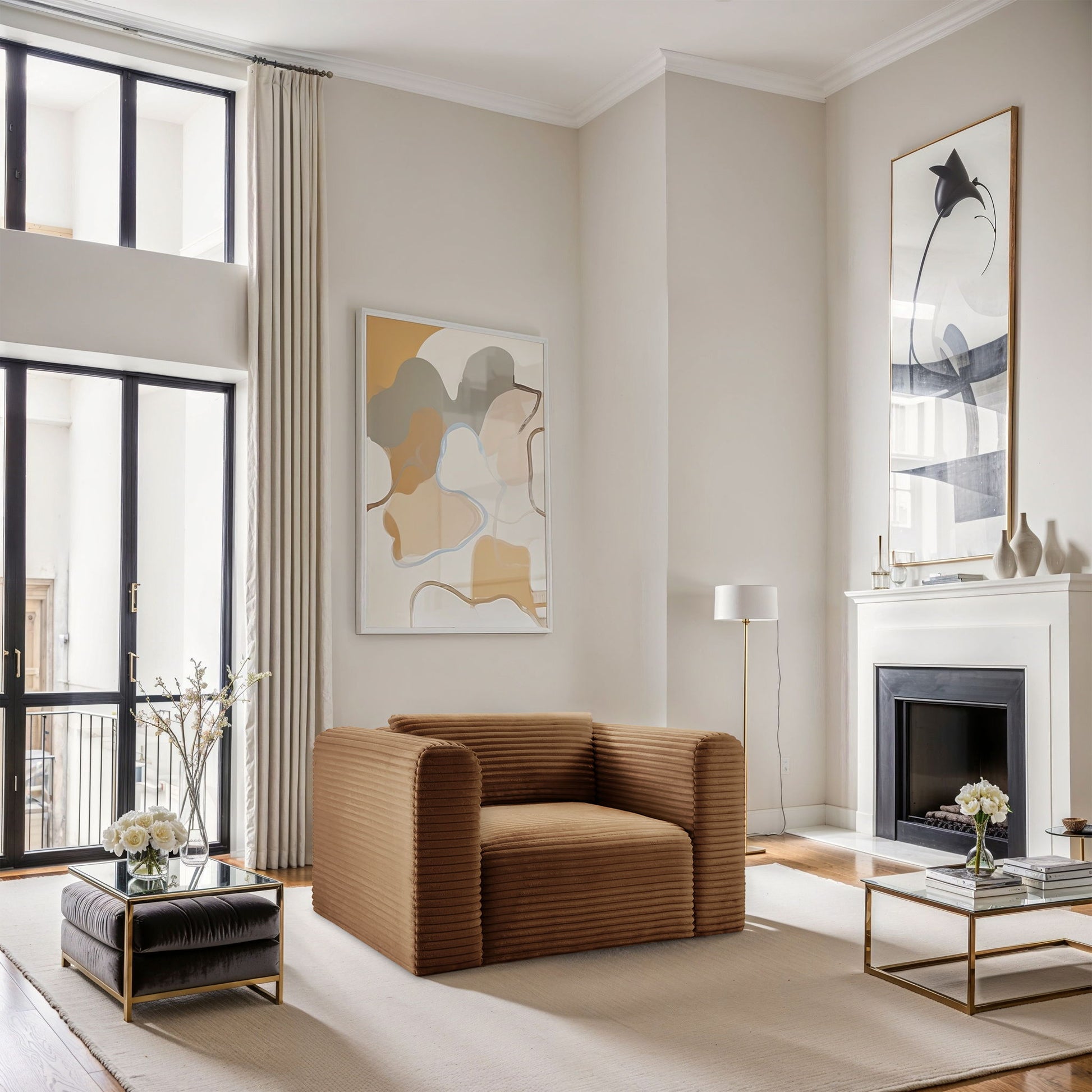 Shaggy - Fabric Arm Chair - Best Buy Furniture