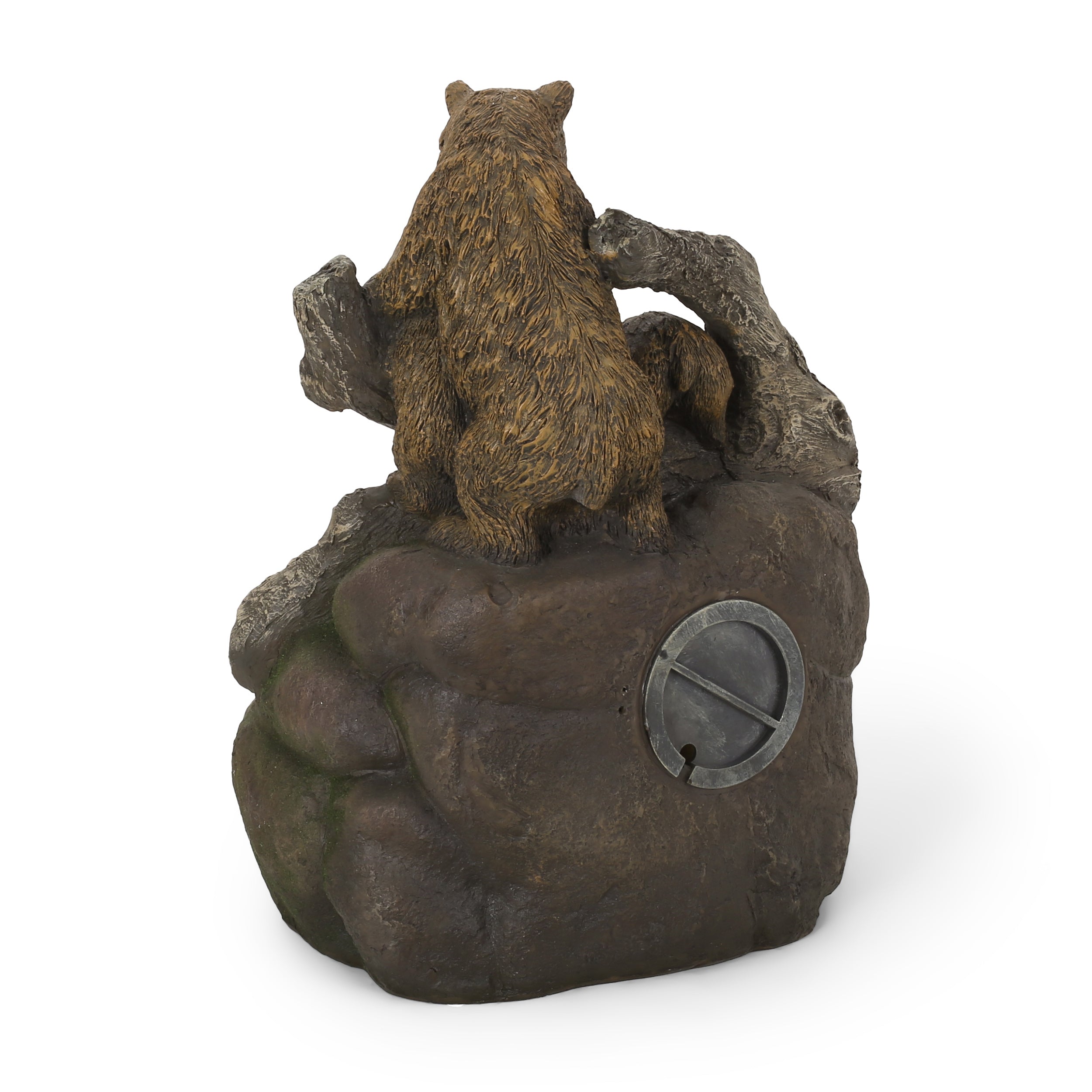 24.75' High Callan Fountain Weather Resistant Floor Fountain with Light