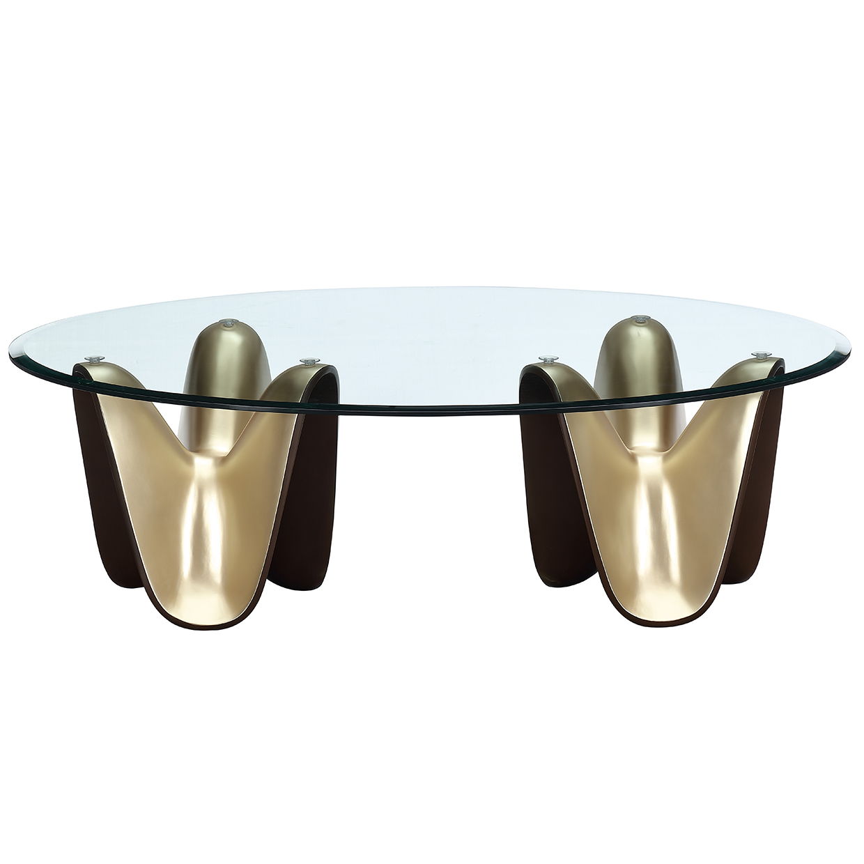Houston - Cocktail Table - Brushed Gold - Best Buy Furniture