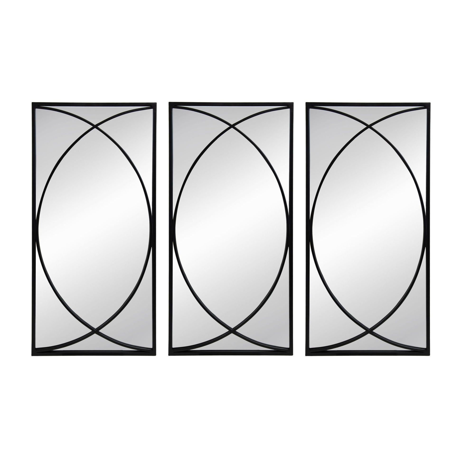 Rectangular Wall Mirrors With Frame, Home Decor For Living Room Bedroom Entryway - Black - Best Buy Furniture
