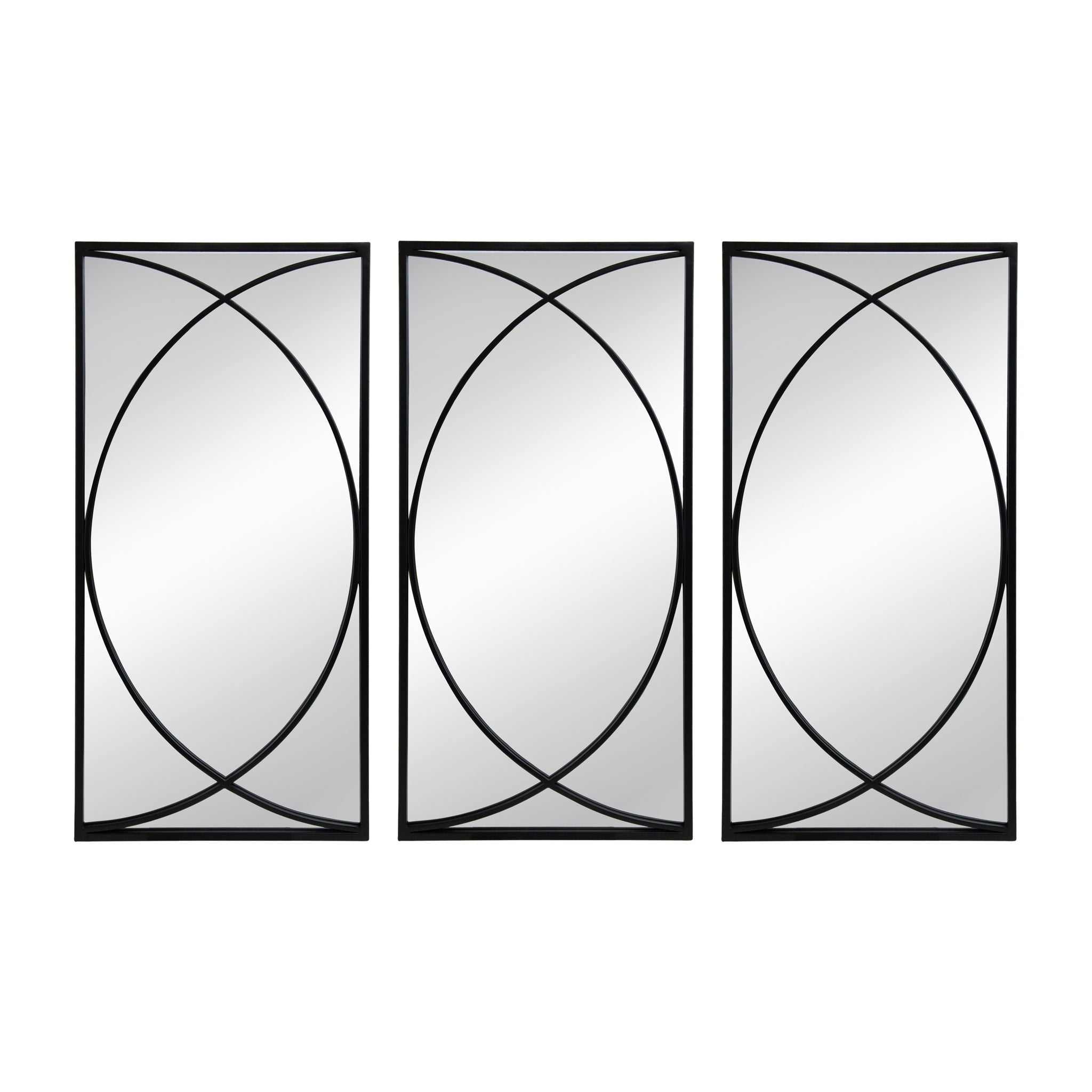 Rectangular Wall Mirrors With Frame, Home Decor For Living Room Bedroom Entryway - Black - Best Buy Furniture
