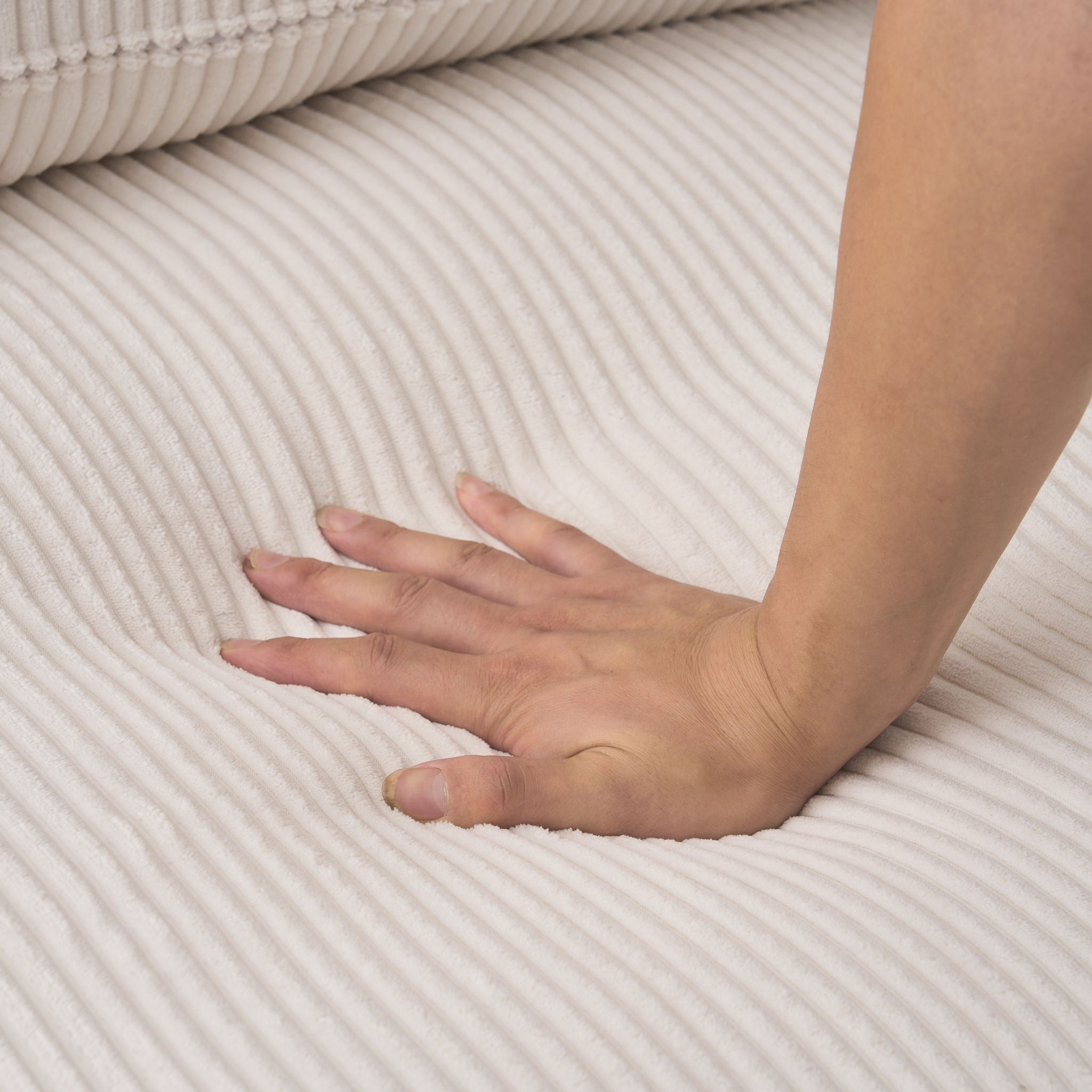 Modular Sectional Sofa With Ottoman, USB And Type C Charger, Petal Armrest Design