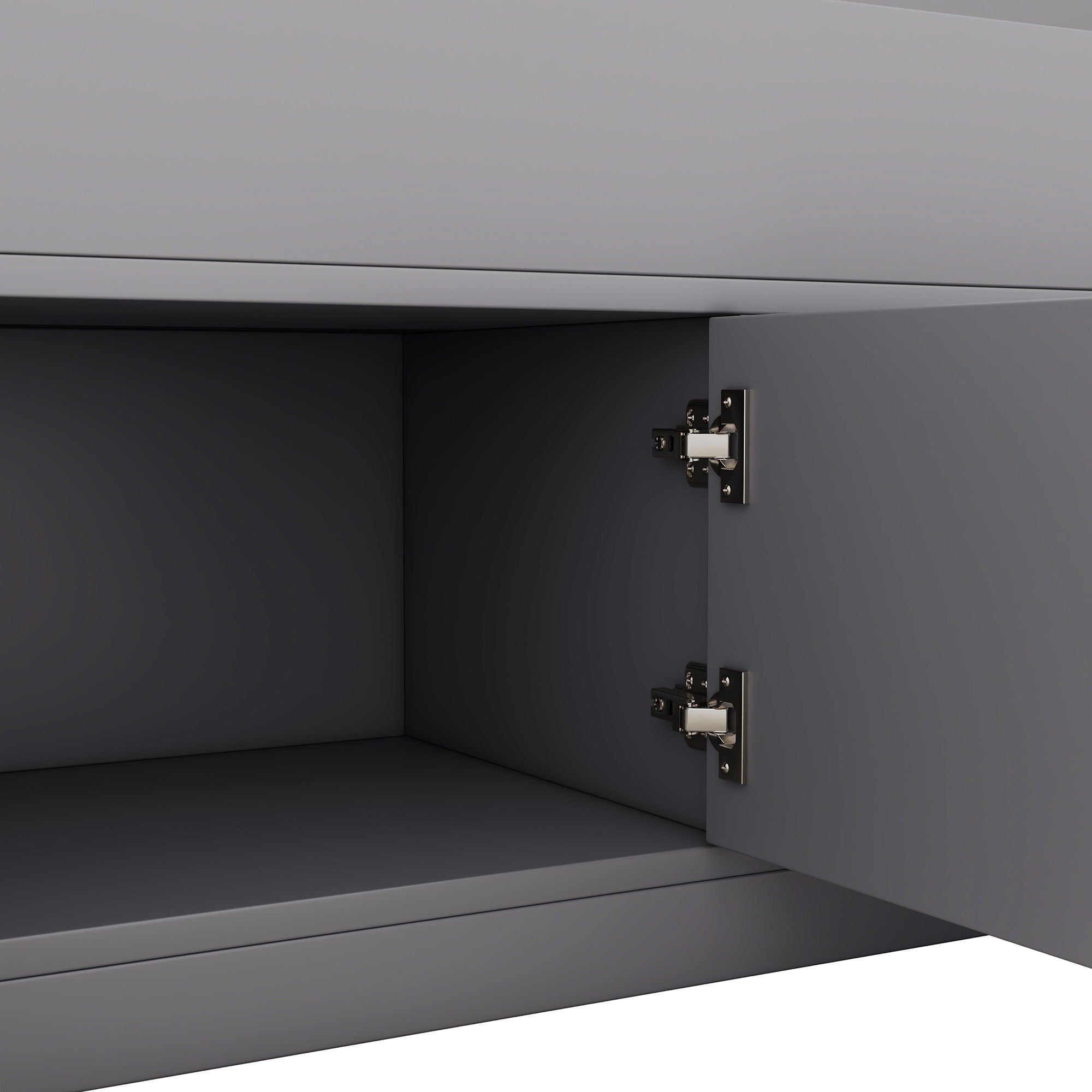 Captain Platform Bed Frame With Storage Bookcases, Shelves, And 4 Drawers