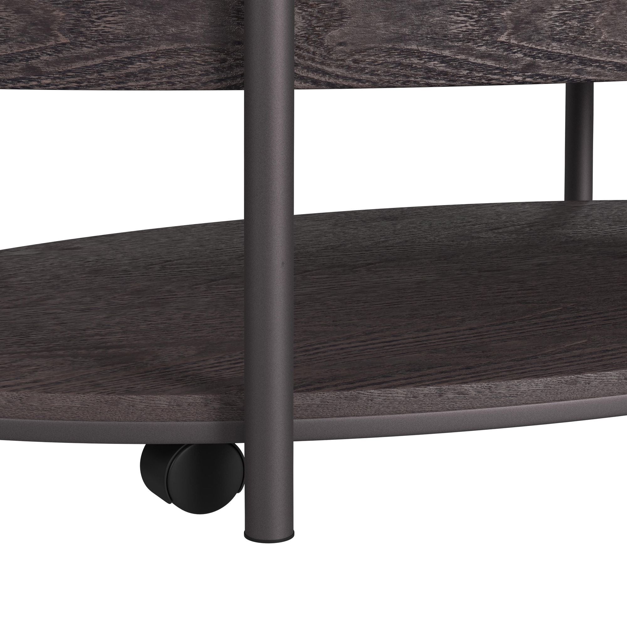 Nica - 2 Piece Occasional Table Set - White / Dark Espresso