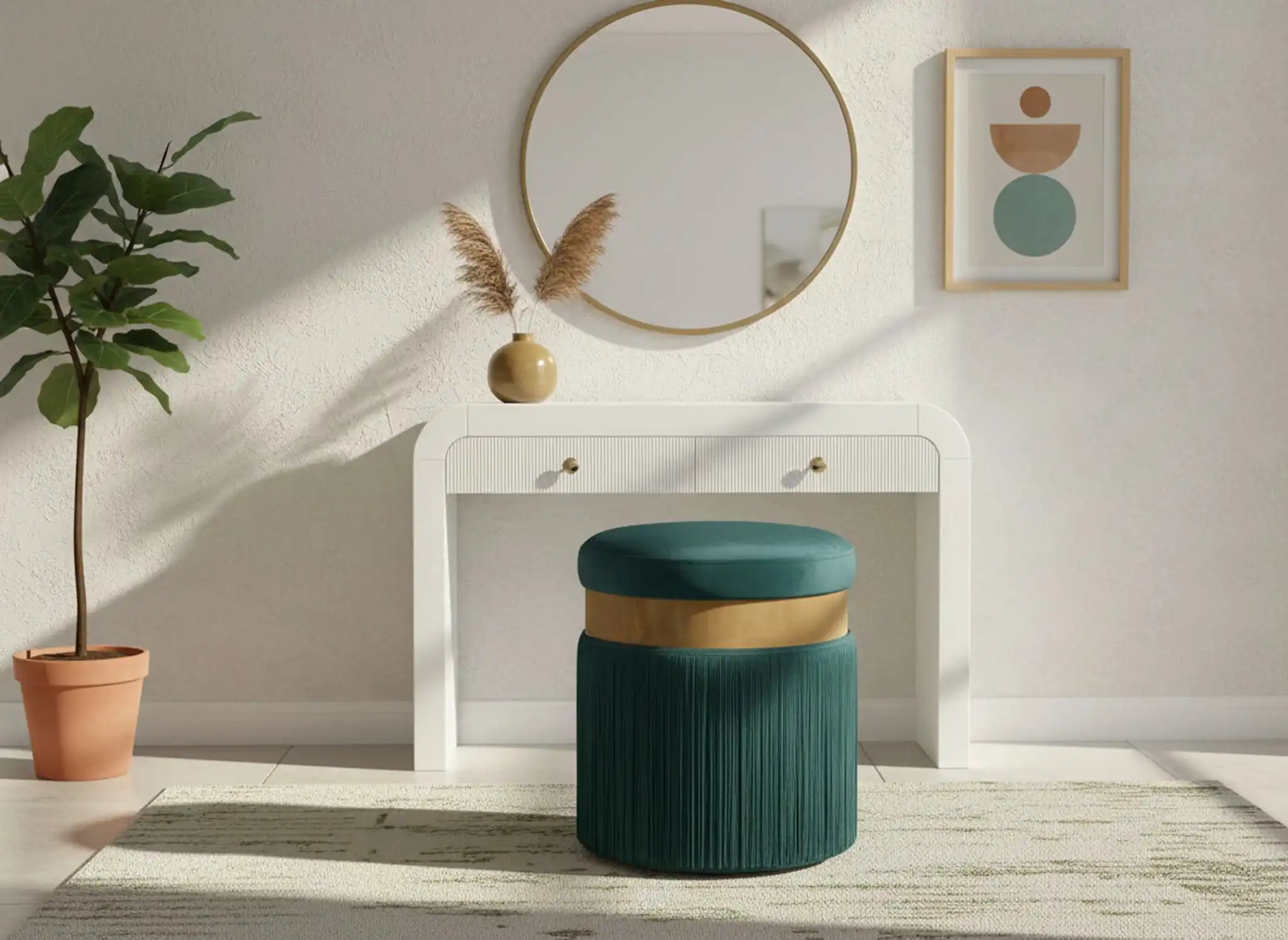 Yasmine - Stool Ottoman