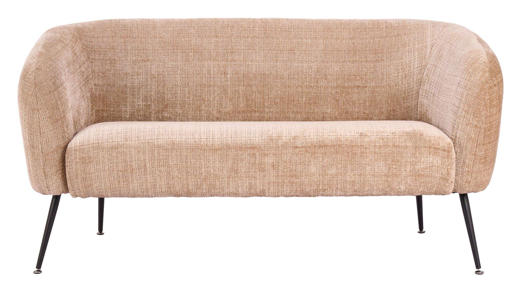 Racine - Loveseat - Linen Beige / Brown