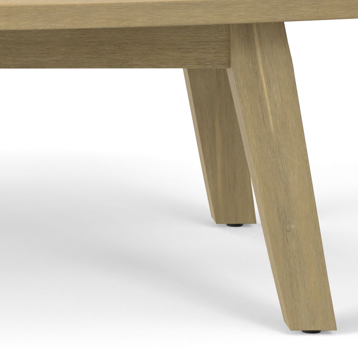 Parkside - Outdoor Coffee Table - Light Teak - Best Buy Furniture