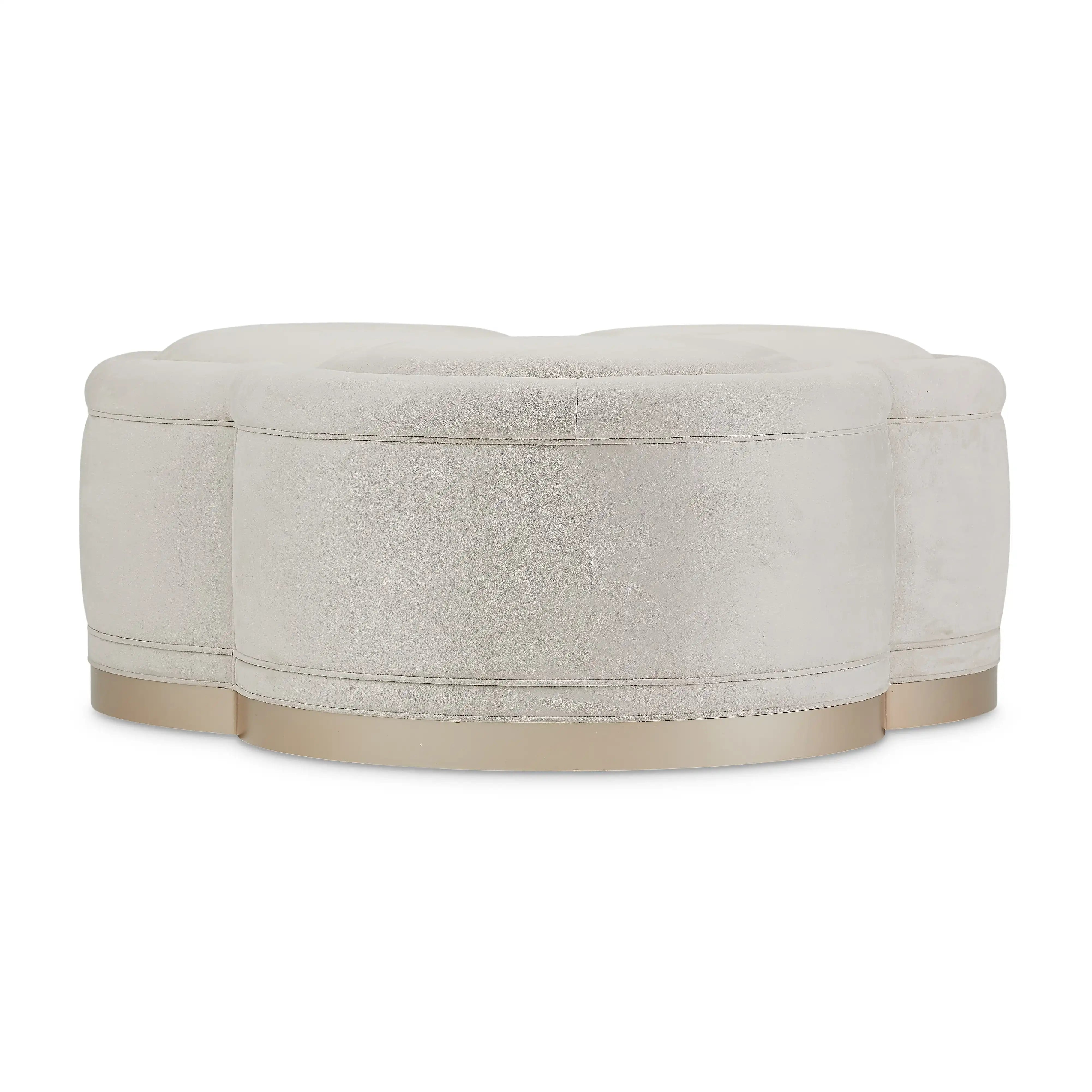 Malibu Crest - Cocktail Ottoman - Chardonnay