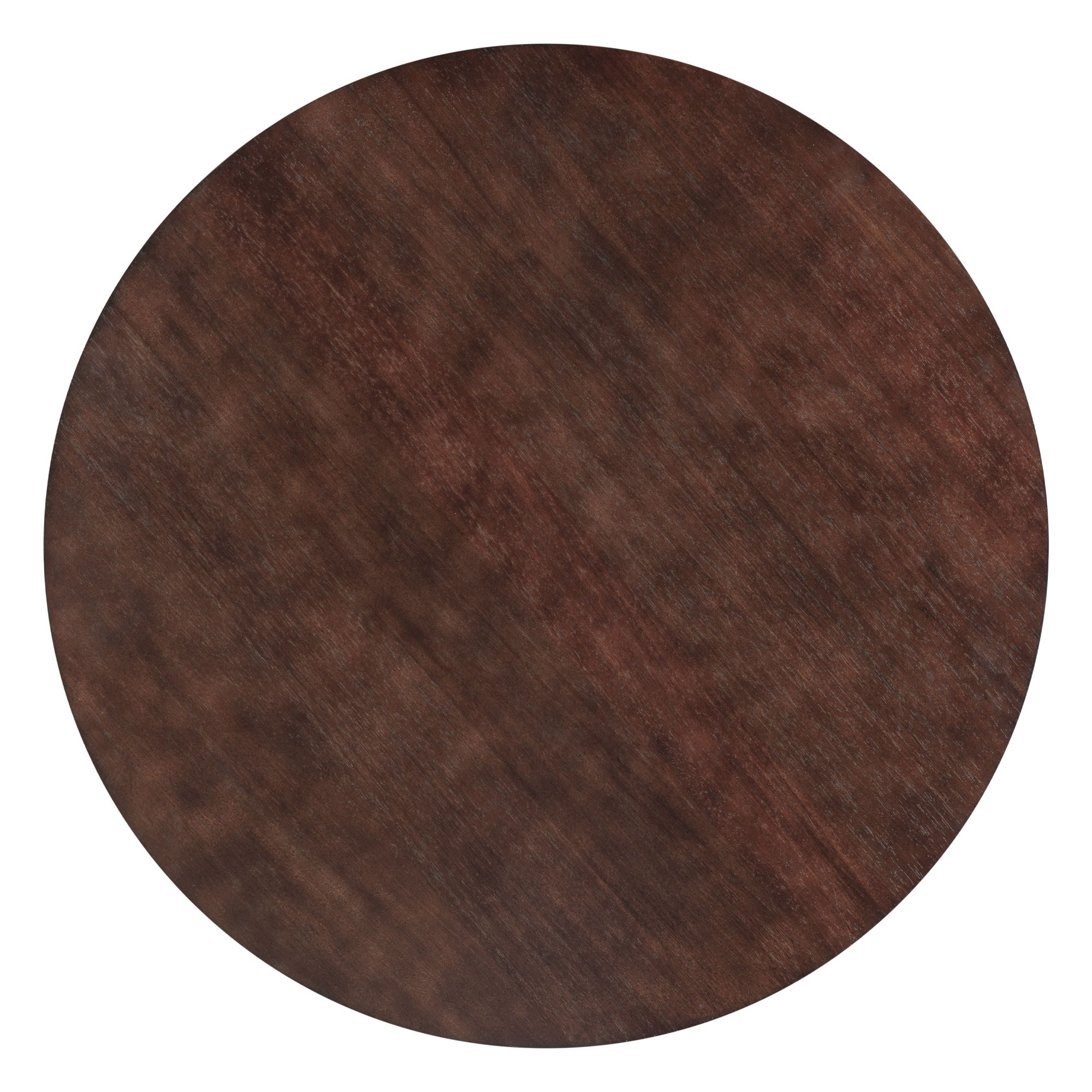 5 Piece Round Dining Table And Chair Set With Unique Legs And Hollow Chair Back
