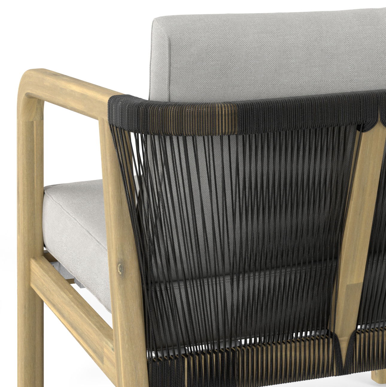 Palmetto - Outdoor Conversation Chair (Set of 2) - Stone Gray - Best Buy Furniture