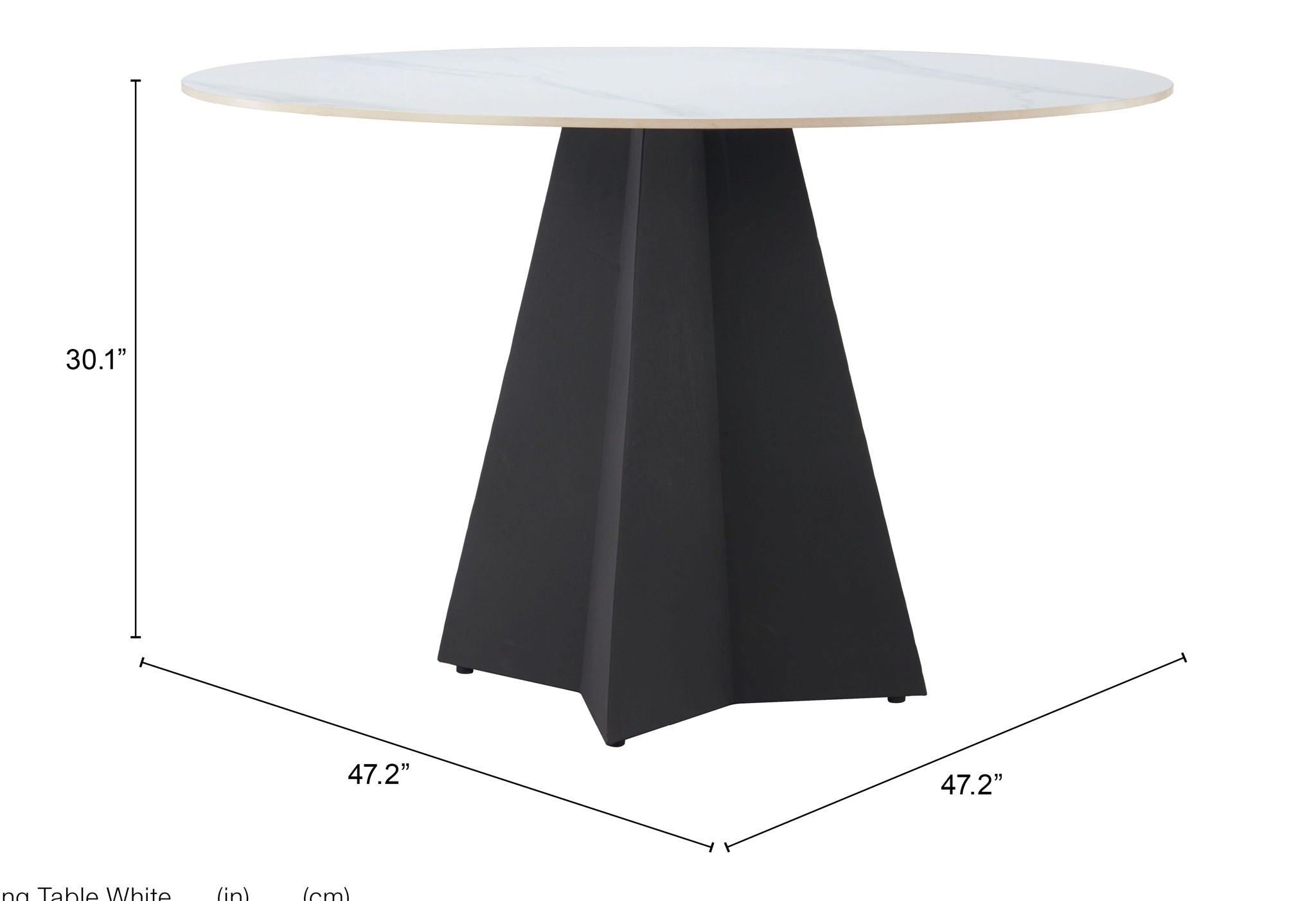 Izar - Dining Table - White