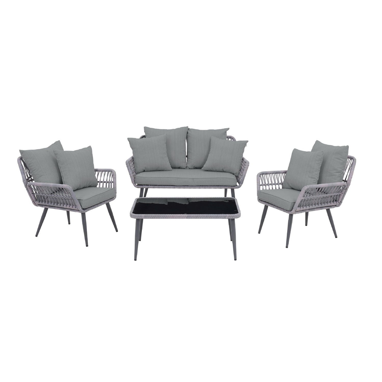 Portofino - 4 Piece Outdoor Conversation Set