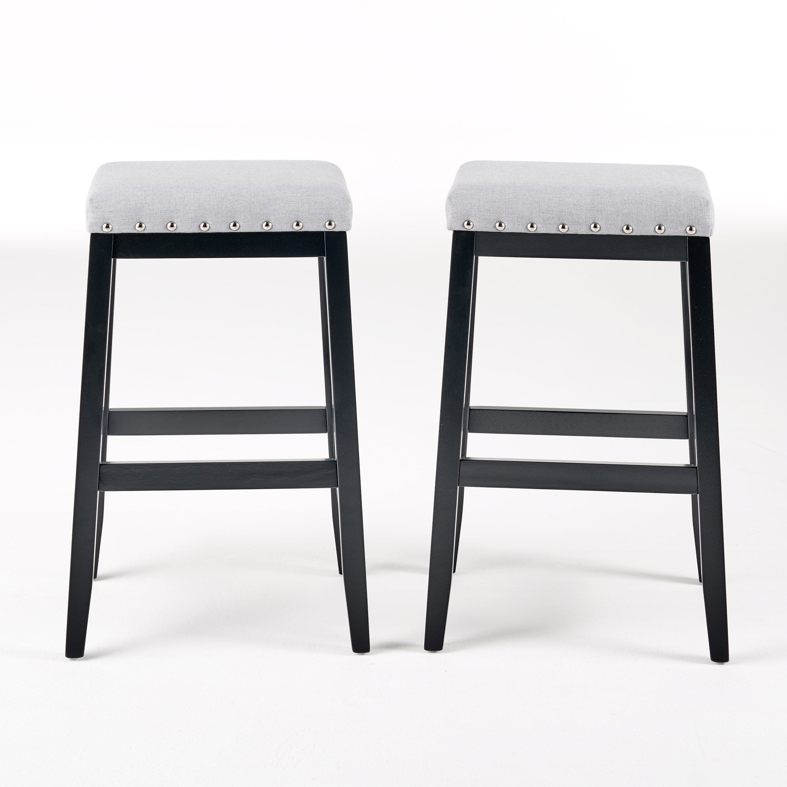 Greely-Saddle-Barstool-Set-with-Fabric-Upholstery-in-Light-Grey-and-Wood-Construction-Bar-Stools
