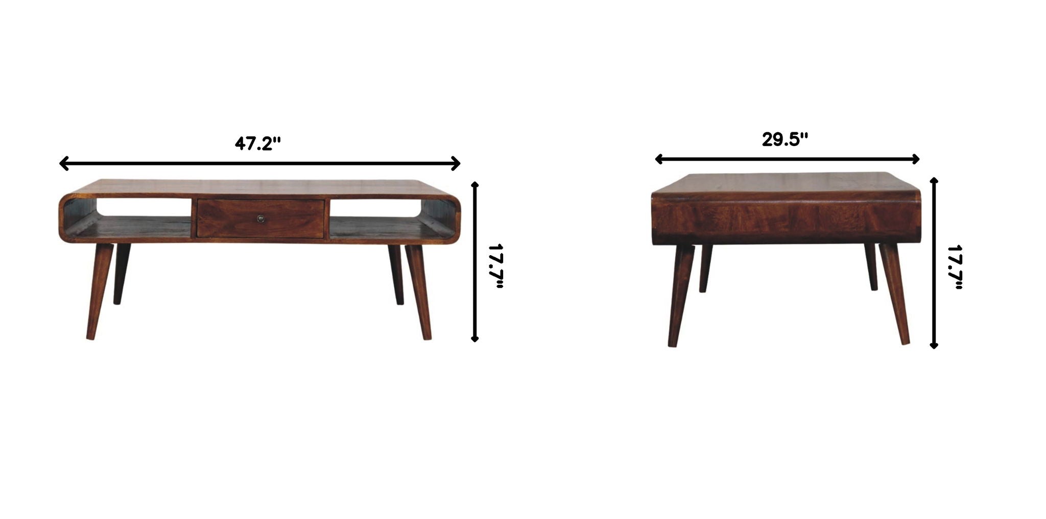 Avora - 2 Drawer Coffee Table - Brown