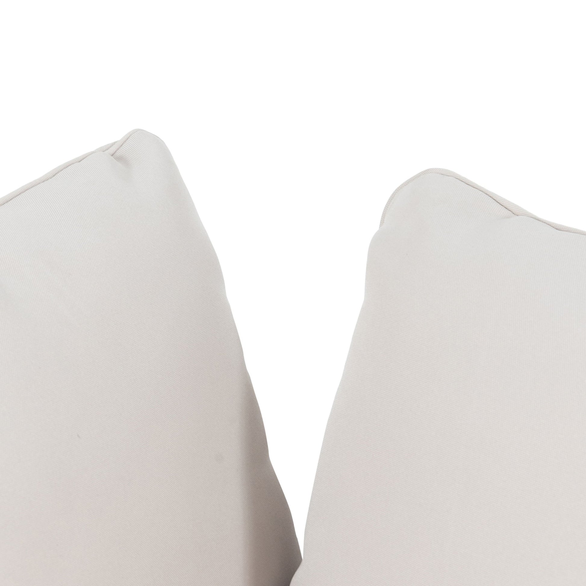 Sebastian - Hand Crafted 4 Piece Sofa Set With Water Resistant Cushions - Beige / Teak - Best Buy Furniture