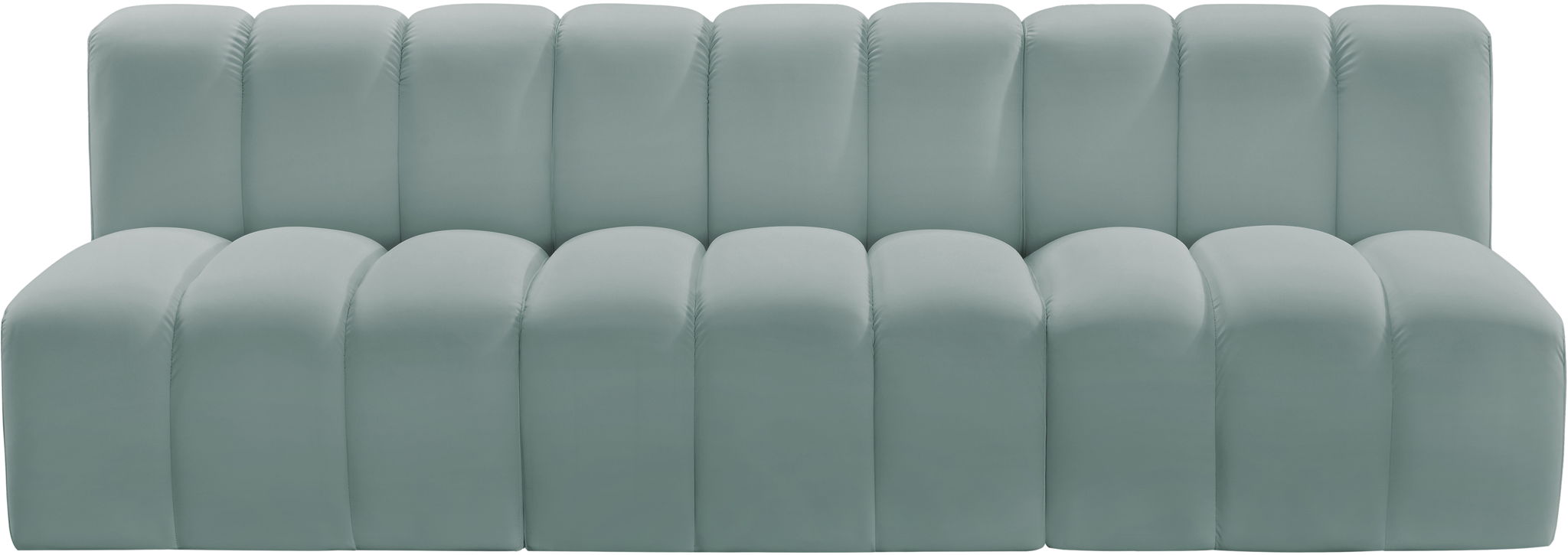 Arc - Faux Leather 3 Seats Modular Sofa