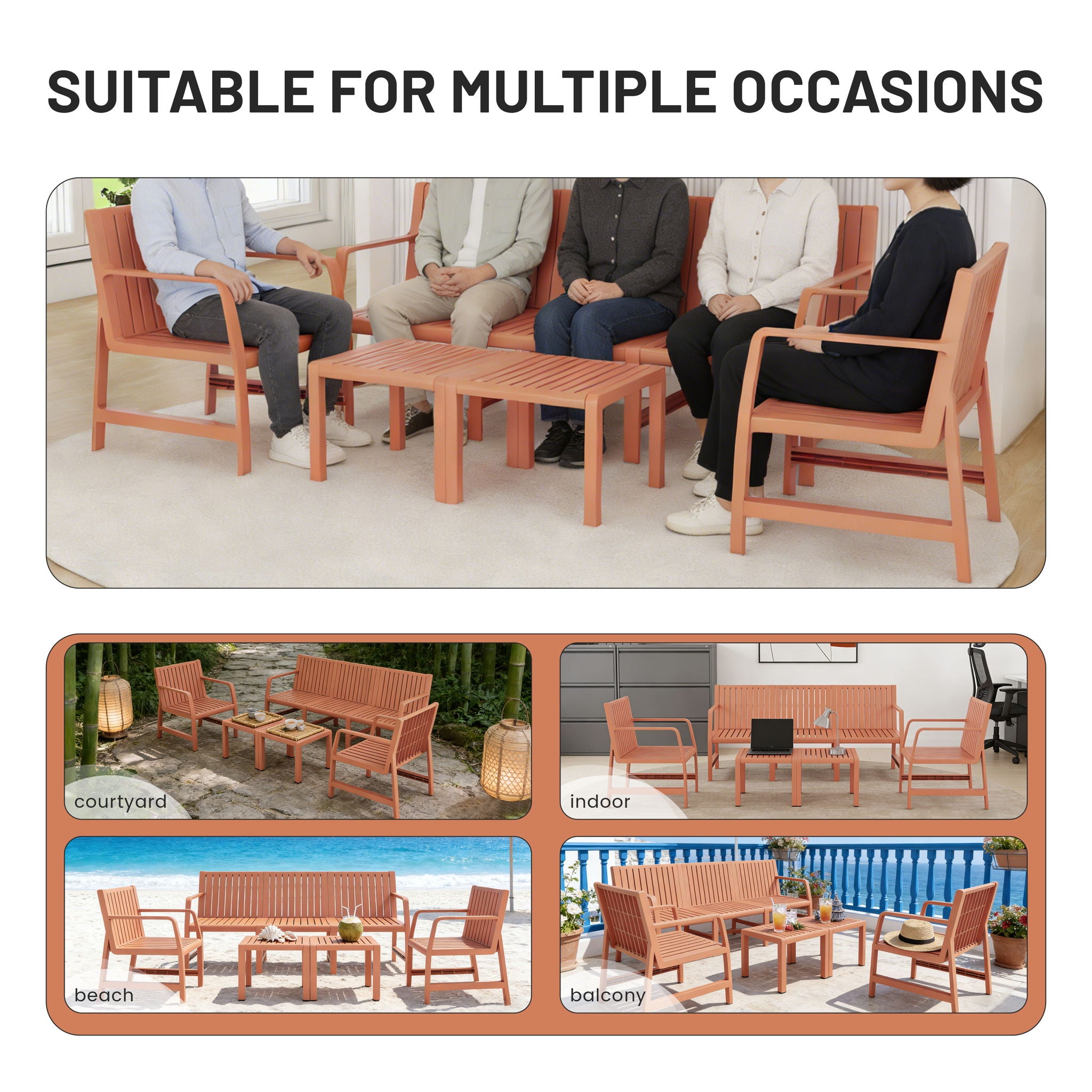 Furniture Set, Waterproof And Durable