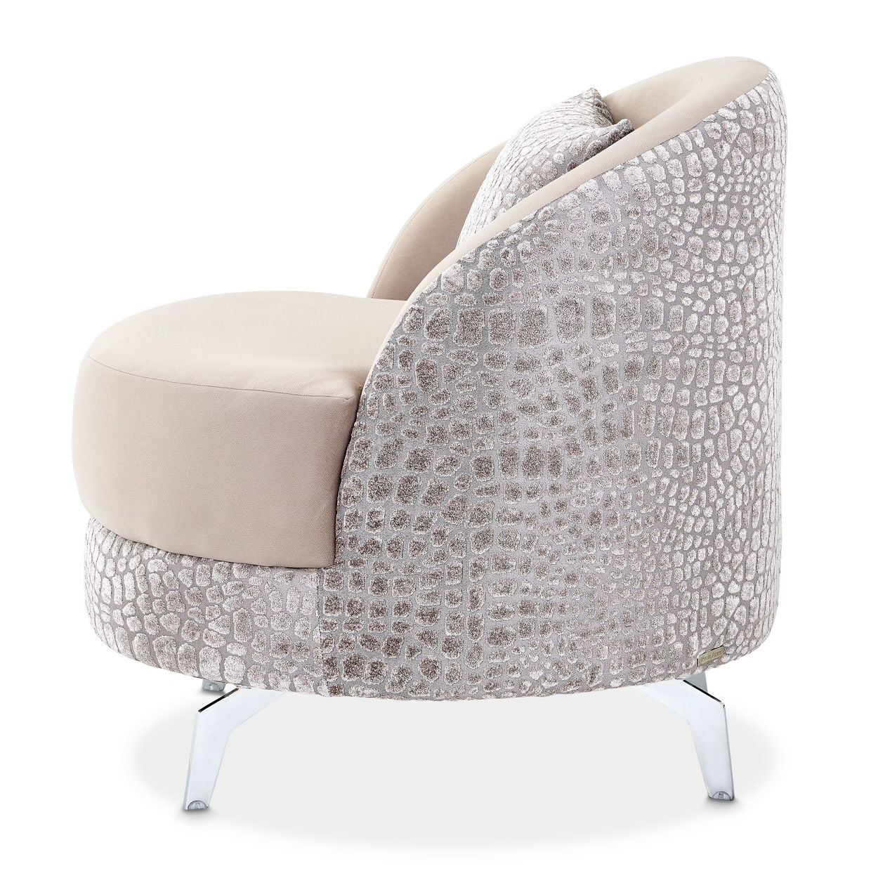 Dion - Accent Chair Chair - Stone/Silver