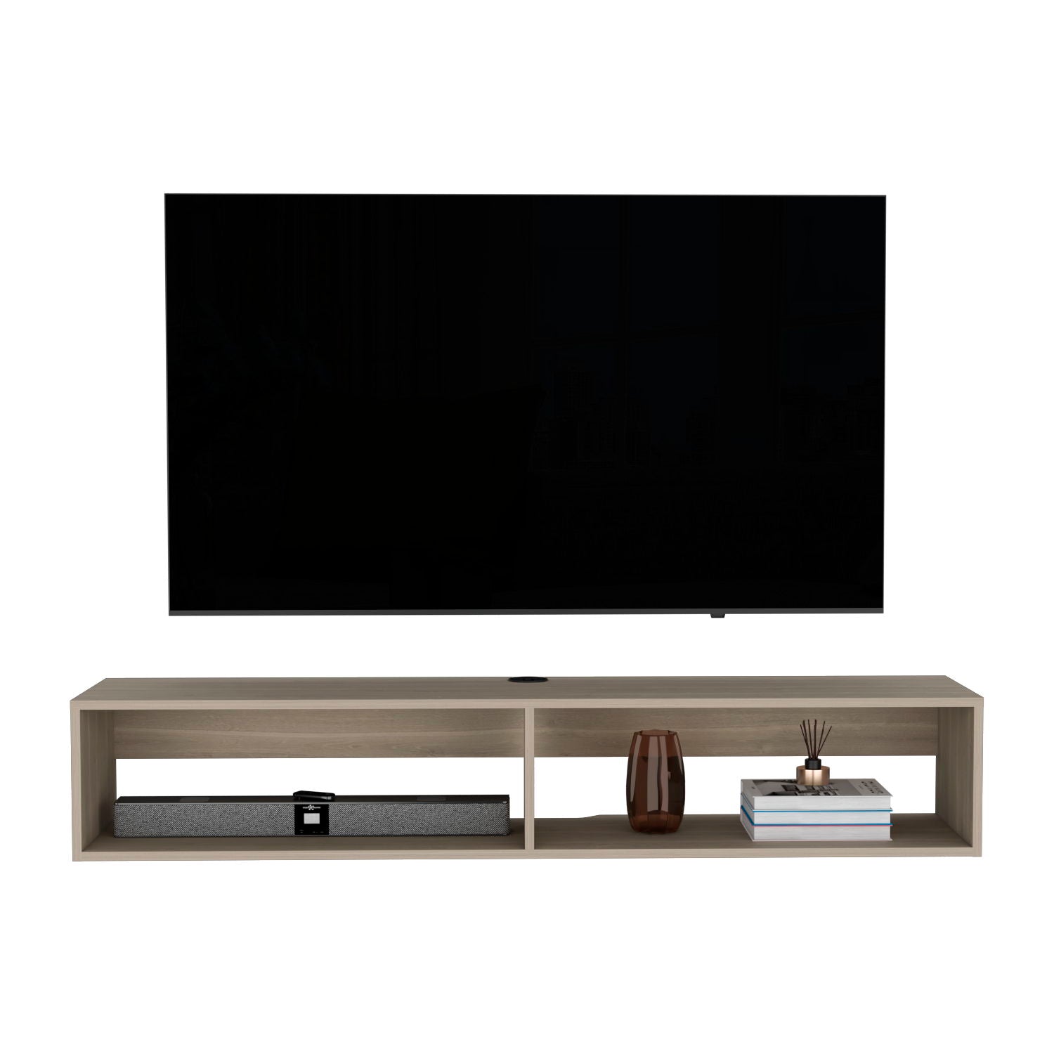 Moore - Floating TV Stand - Best Buy Furniture