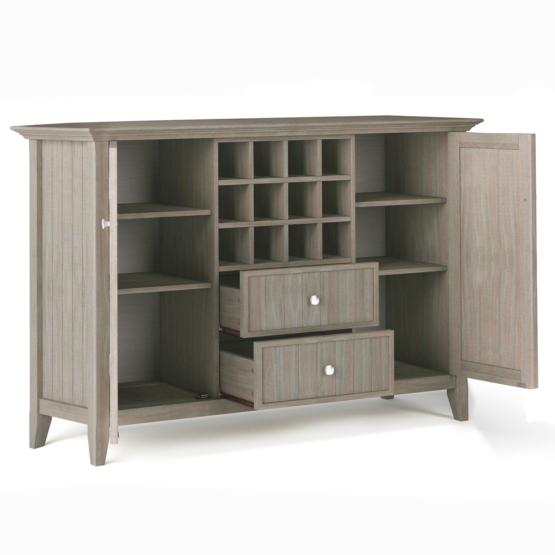 Bedford - Sideboard Buffet And Wine Rack - Best Buy Furniture