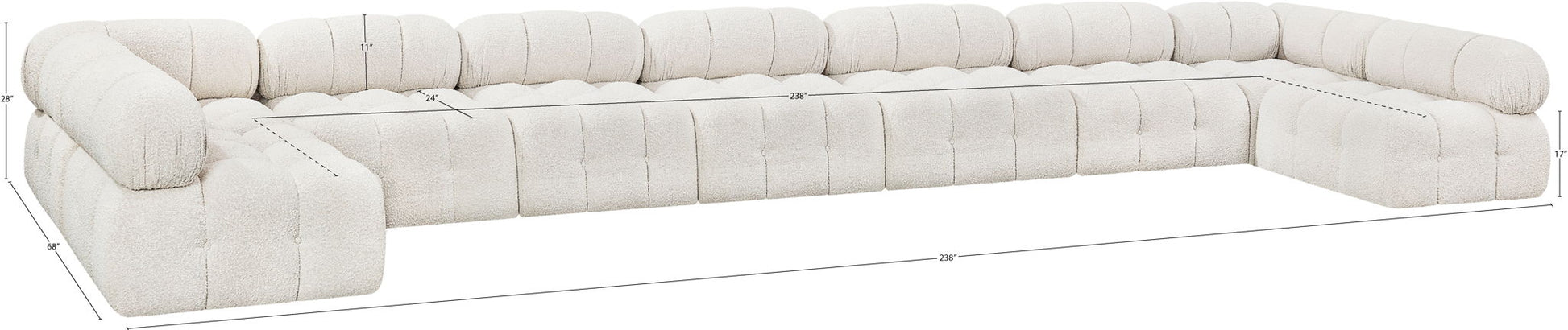 Ames - 9 Piece Modular Sectional - Best Buy Furniture
